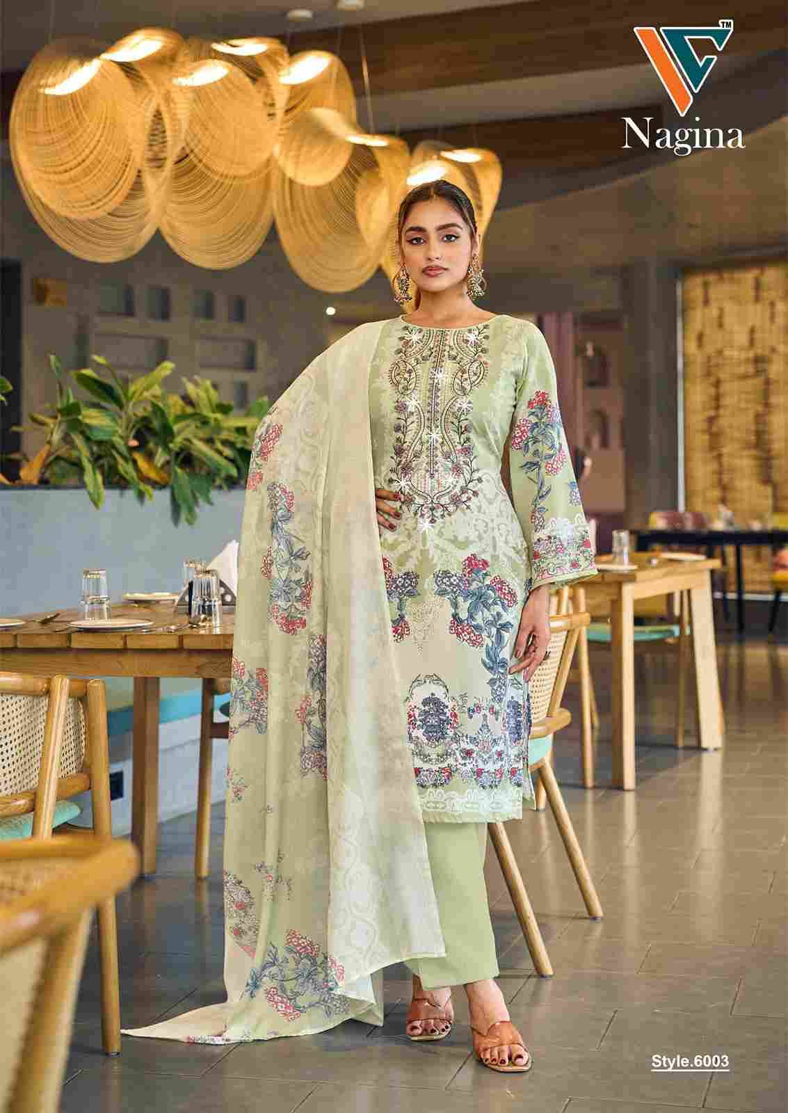 Nagina Vol-6 By Vandana Creation 6001 To 6008 Series Beautiful Festive Suits Stylish Fancy Colorful Casual Wear & Ethnic Wear Cotton Print Dresses At Wholesale Price