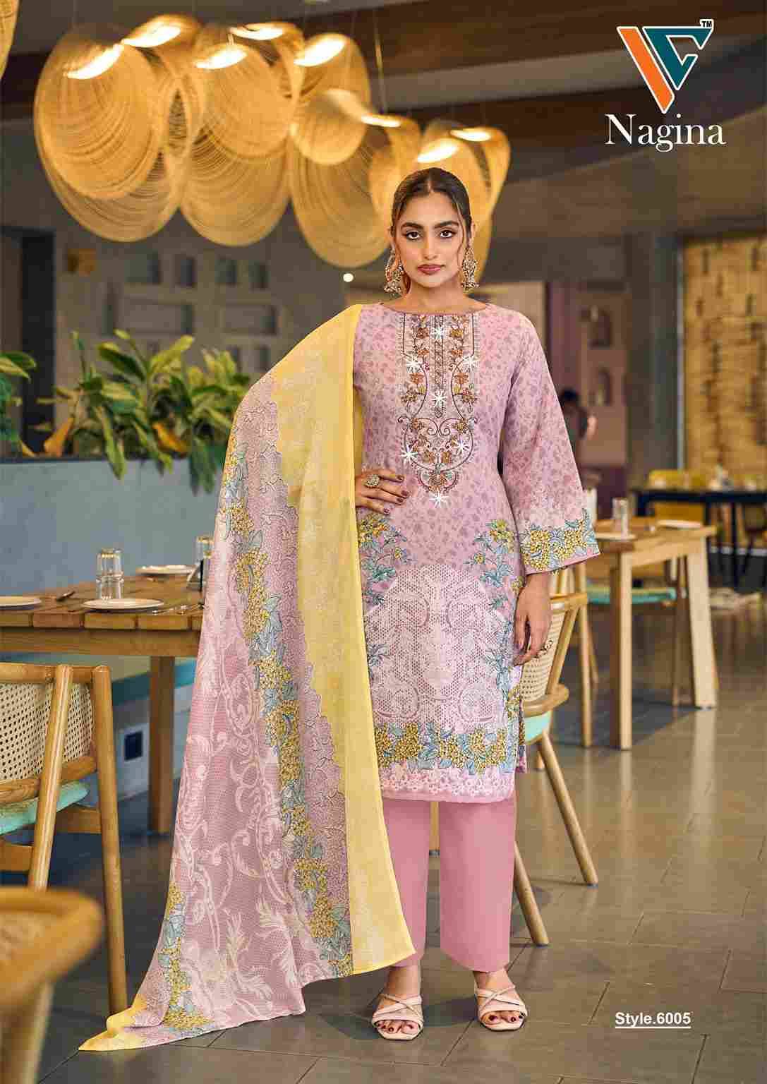 Nagina Vol-6 By Vandana Creation 6001 To 6008 Series Beautiful Festive Suits Stylish Fancy Colorful Casual Wear & Ethnic Wear Cotton Print Dresses At Wholesale Price