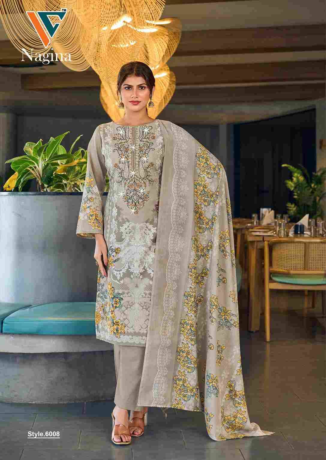 Nagina Vol-6 By Vandana Creation 6001 To 6008 Series Beautiful Festive Suits Stylish Fancy Colorful Casual Wear & Ethnic Wear Cotton Print Dresses At Wholesale Price