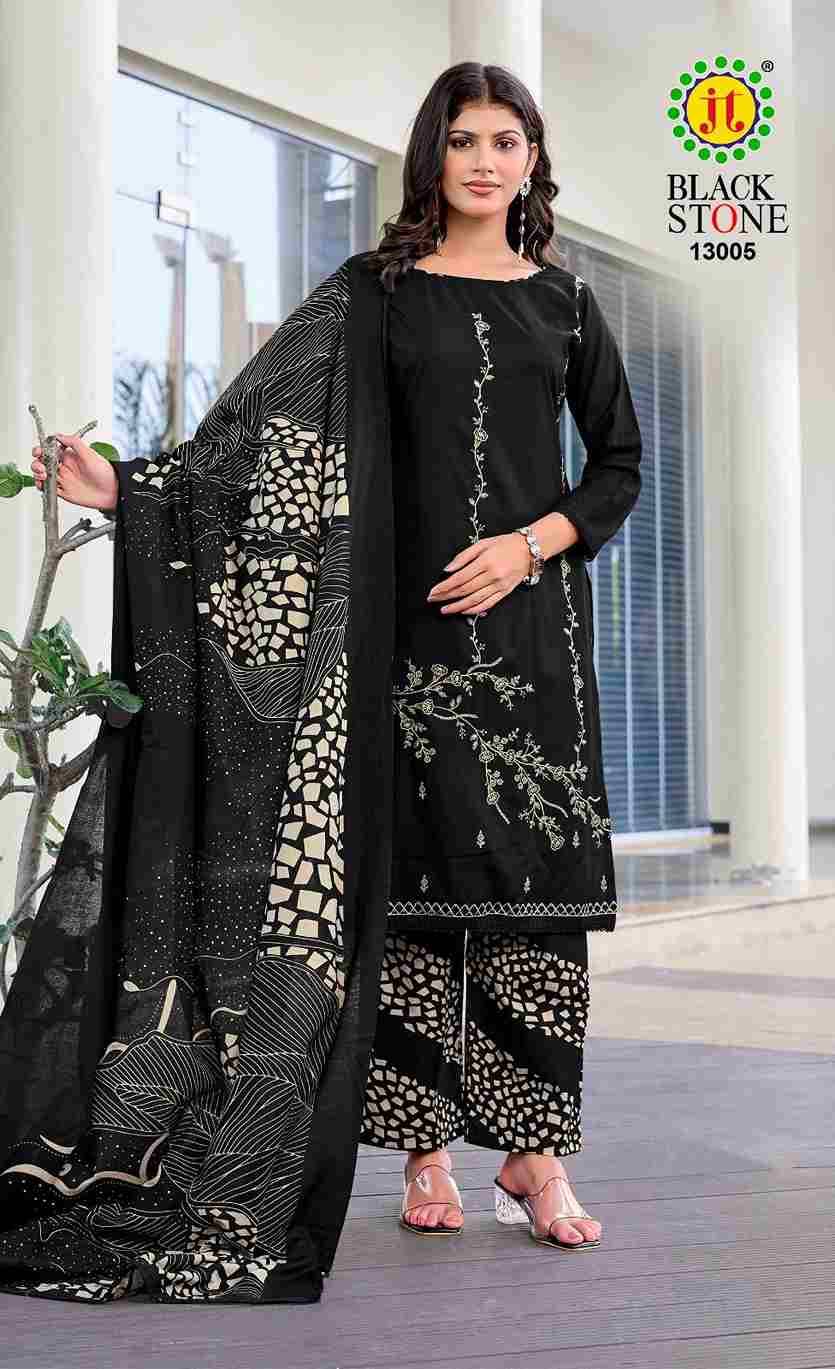 Black Stone Vol-13 By JT 13001 To 13005 Series Beautiful Festive Suits Colorful Stylish Fancy Casual Wear & Ethnic Wear Rayon Dresses At Wholesale Price