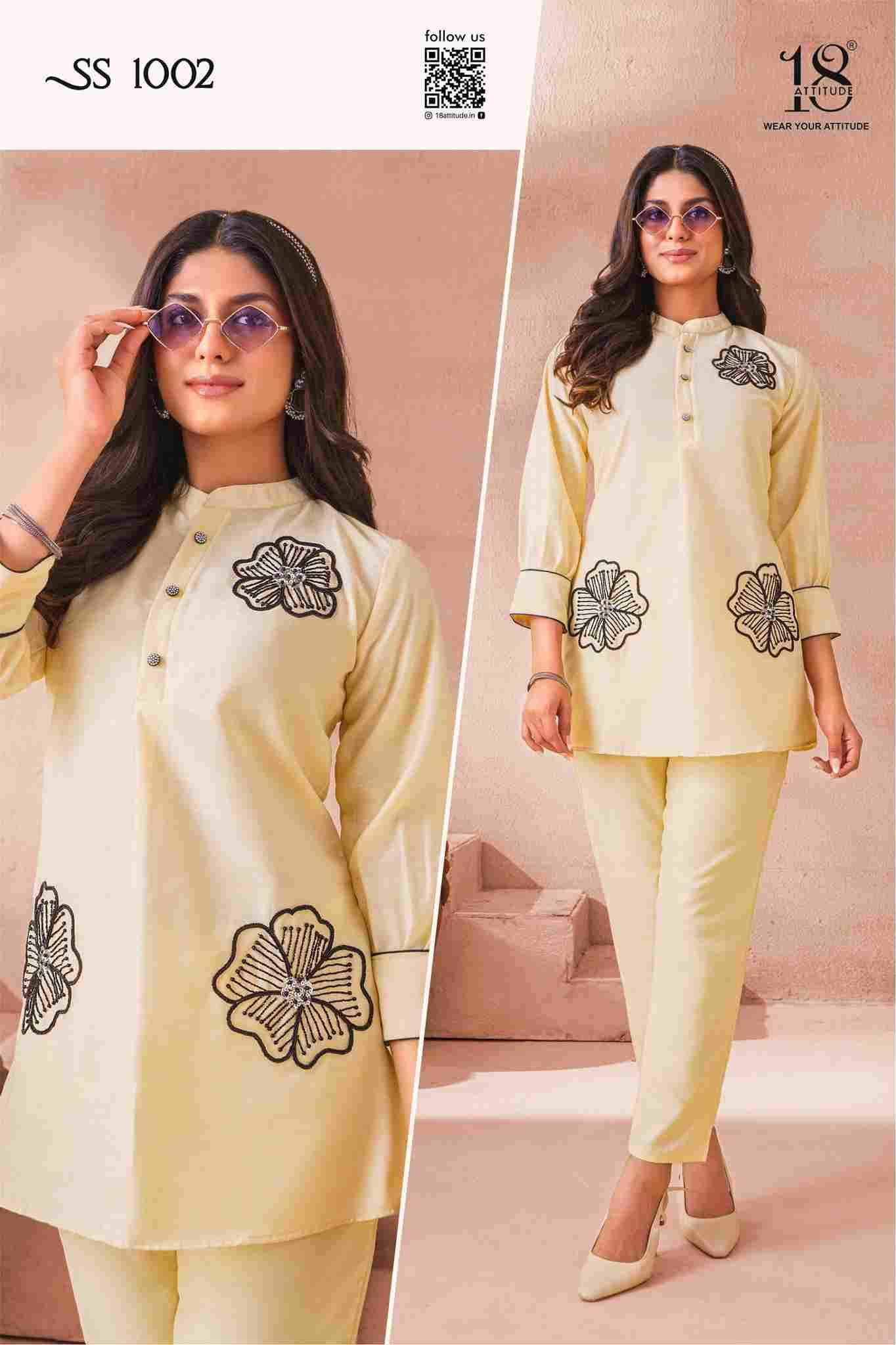 Sho-Shaa Vol-10 By 18 Attitude 1001 To 1005 Series Designer Stylish Fancy Colorful Beautiful Party Wear & Ethnic Wear Collection Premium Vatican Co-Ords At Wholesale Price