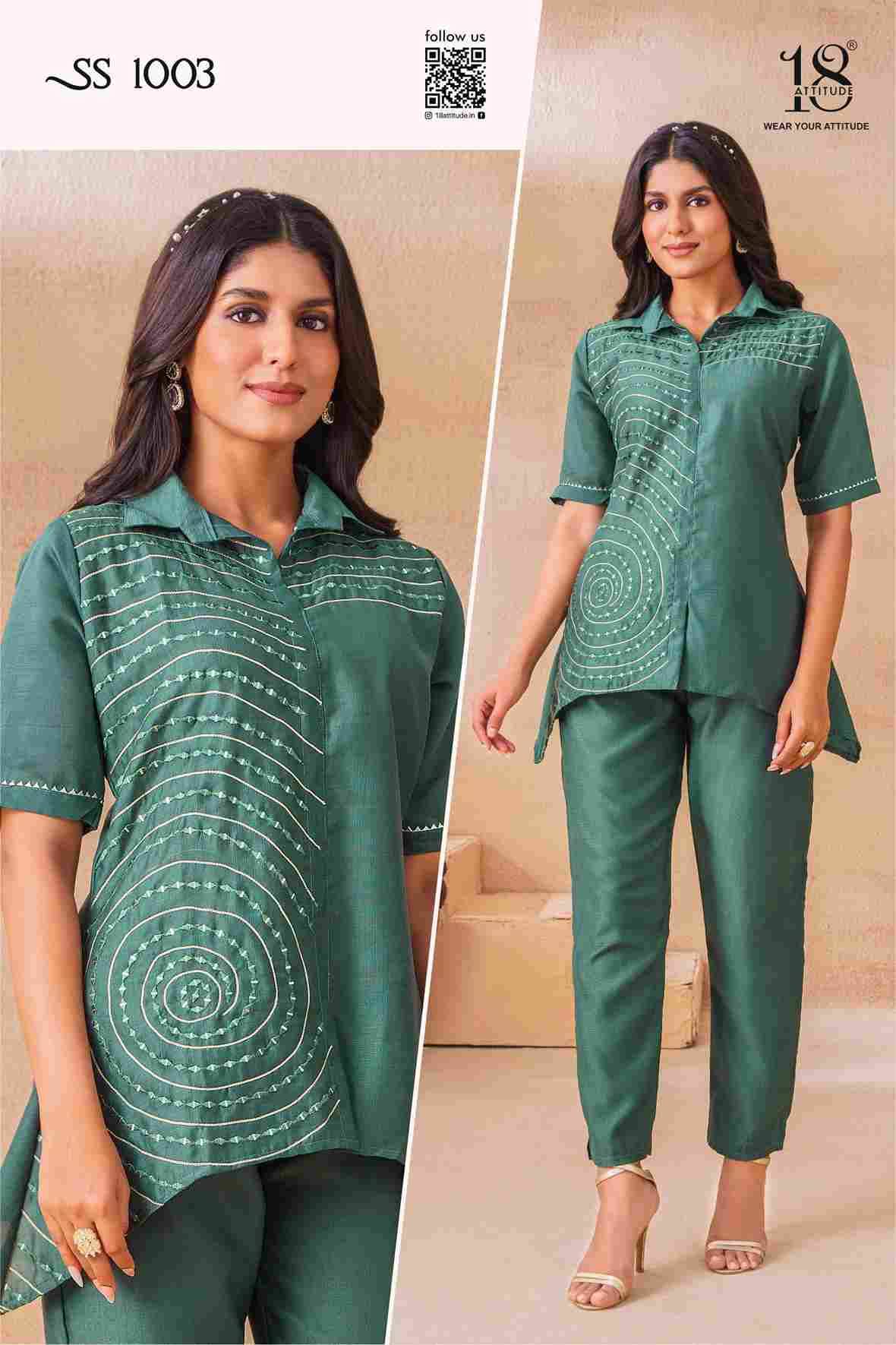 Sho-Shaa Vol-10 By 18 Attitude 1001 To 1005 Series Designer Stylish Fancy Colorful Beautiful Party Wear & Ethnic Wear Collection Premium Vatican Co-Ords At Wholesale Price