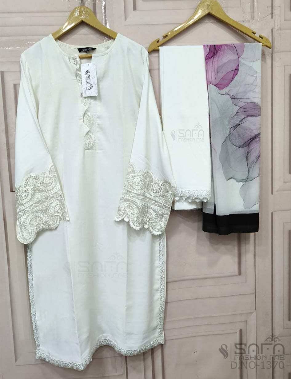 Safa Hit Design 1370 By Safa Fashion Beautiful Pakistani Suits Colorful Stylish Fancy Casual Wear & Ethnic Wear Heavy Fancy Embroidered Dresses At Wholesale Price