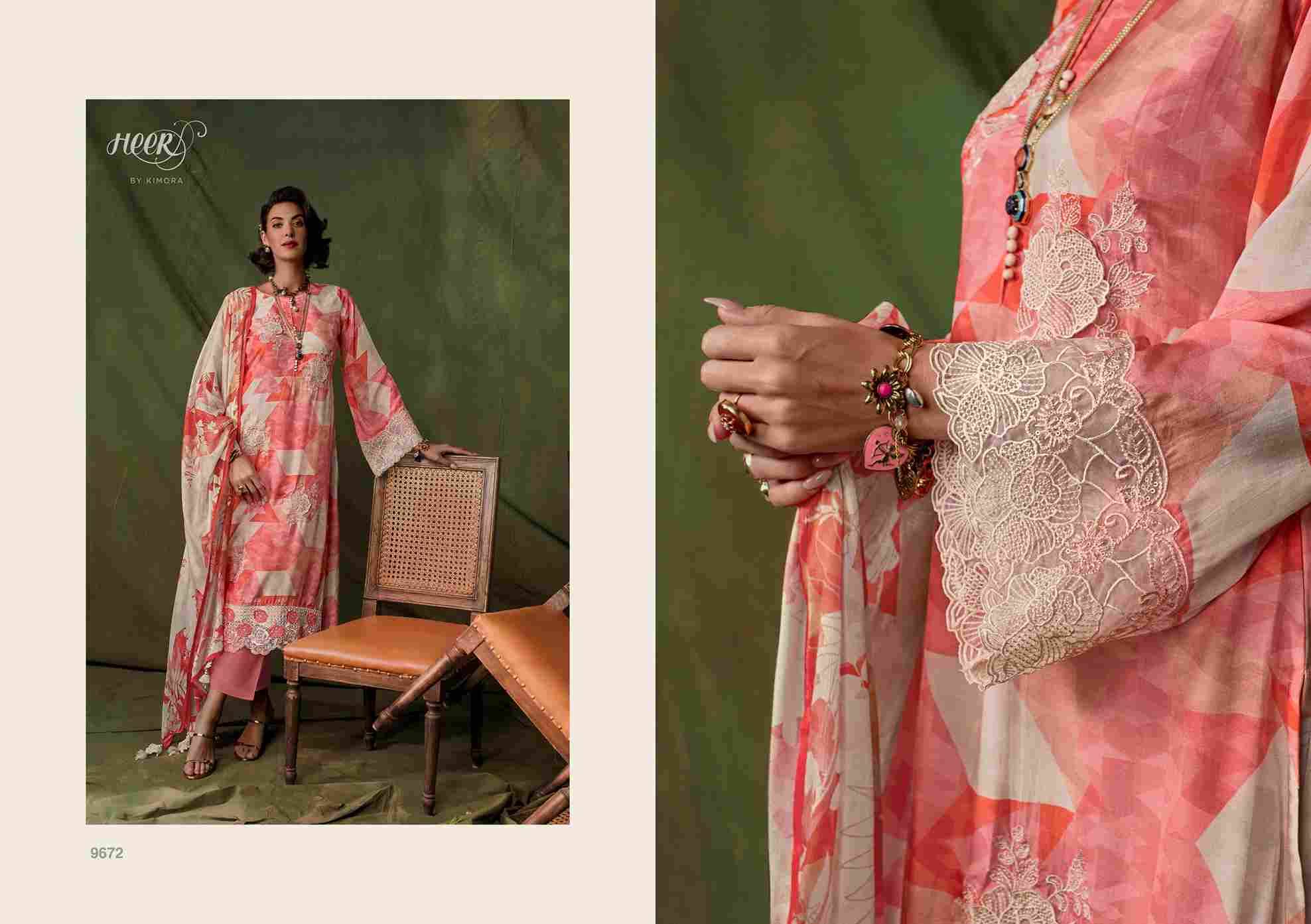 Madonna By Kimora Fashion 9671 To 9676 Series Designer Festive Suits Collection Beautiful Stylish Fancy Colorful Party Wear & Occasional Wear Pure Muslin Dresses At Wholesale Price