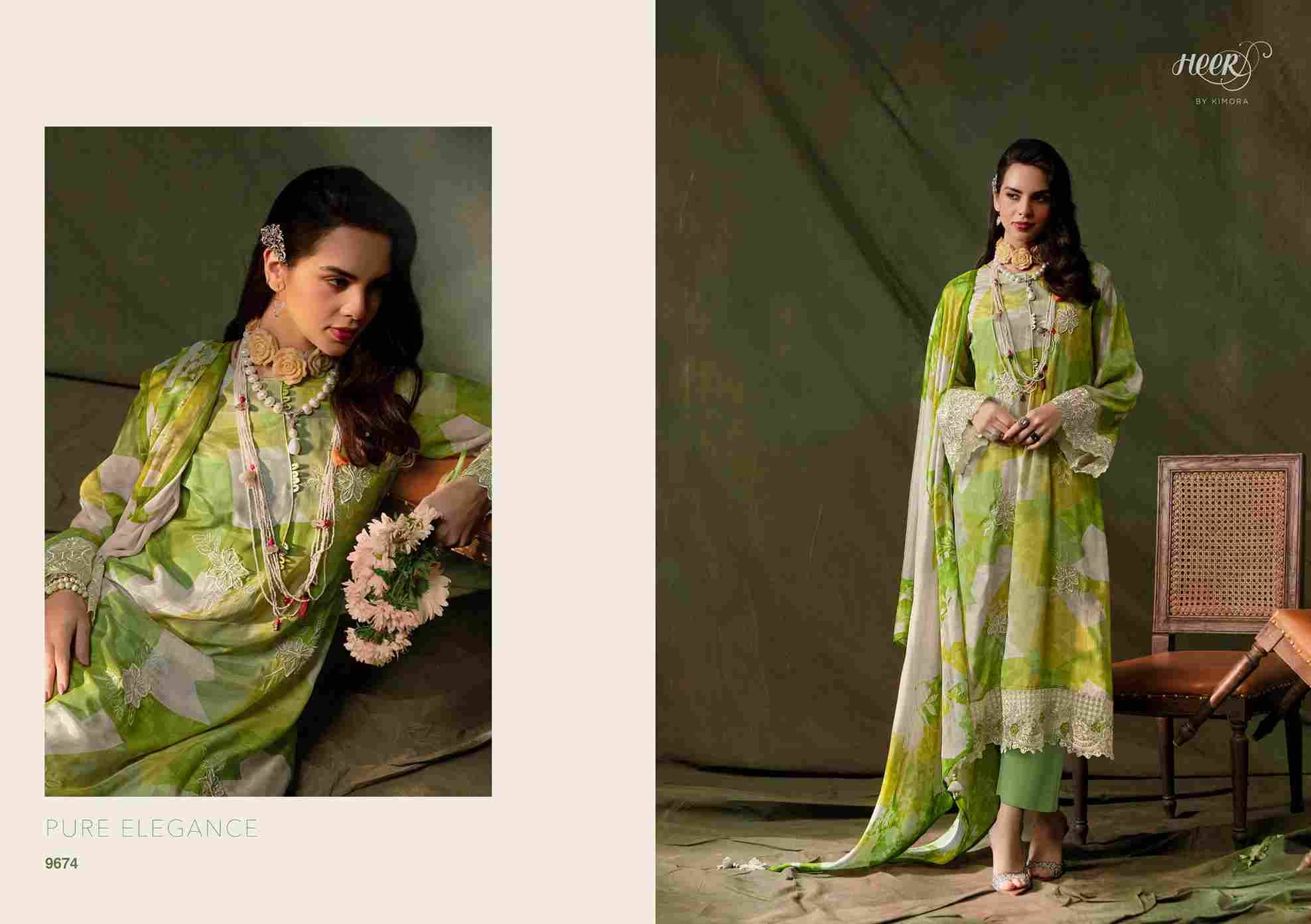 Madonna By Kimora Fashion 9671 To 9676 Series Designer Festive Suits Collection Beautiful Stylish Fancy Colorful Party Wear & Occasional Wear Pure Muslin Dresses At Wholesale Price