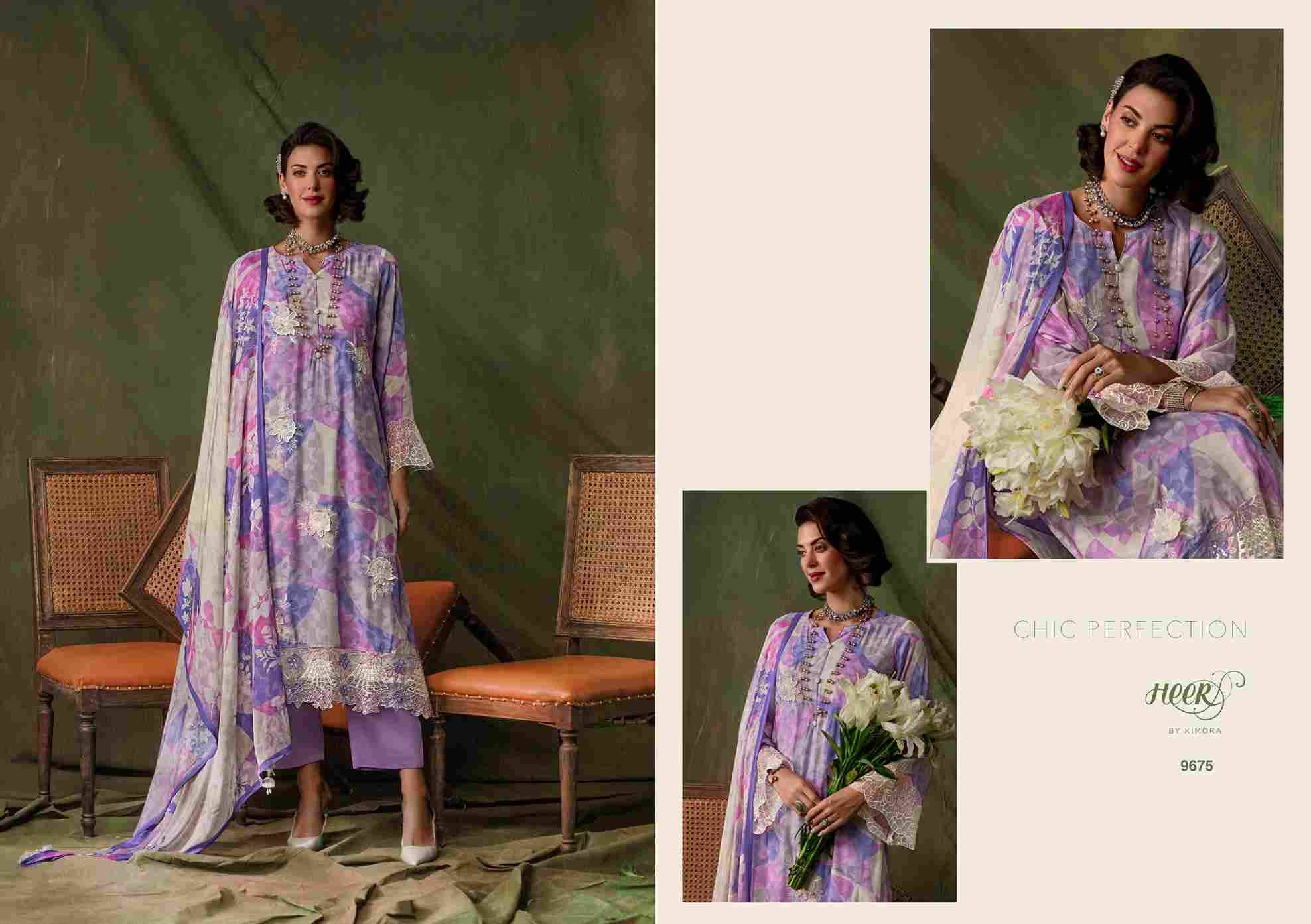 Madonna By Kimora Fashion 9671 To 9676 Series Designer Festive Suits Collection Beautiful Stylish Fancy Colorful Party Wear & Occasional Wear Pure Muslin Dresses At Wholesale Price