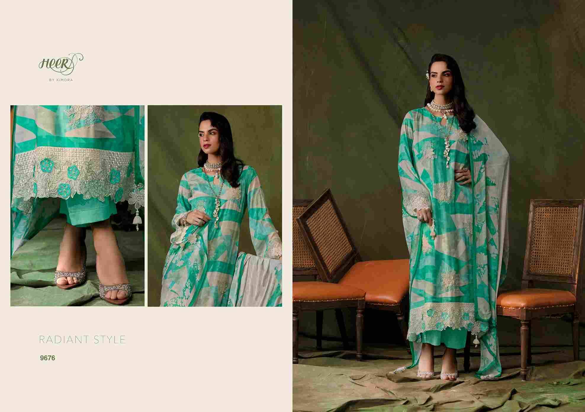 Madonna By Kimora Fashion 9671 To 9676 Series Designer Festive Suits Collection Beautiful Stylish Fancy Colorful Party Wear & Occasional Wear Pure Muslin Dresses At Wholesale Price