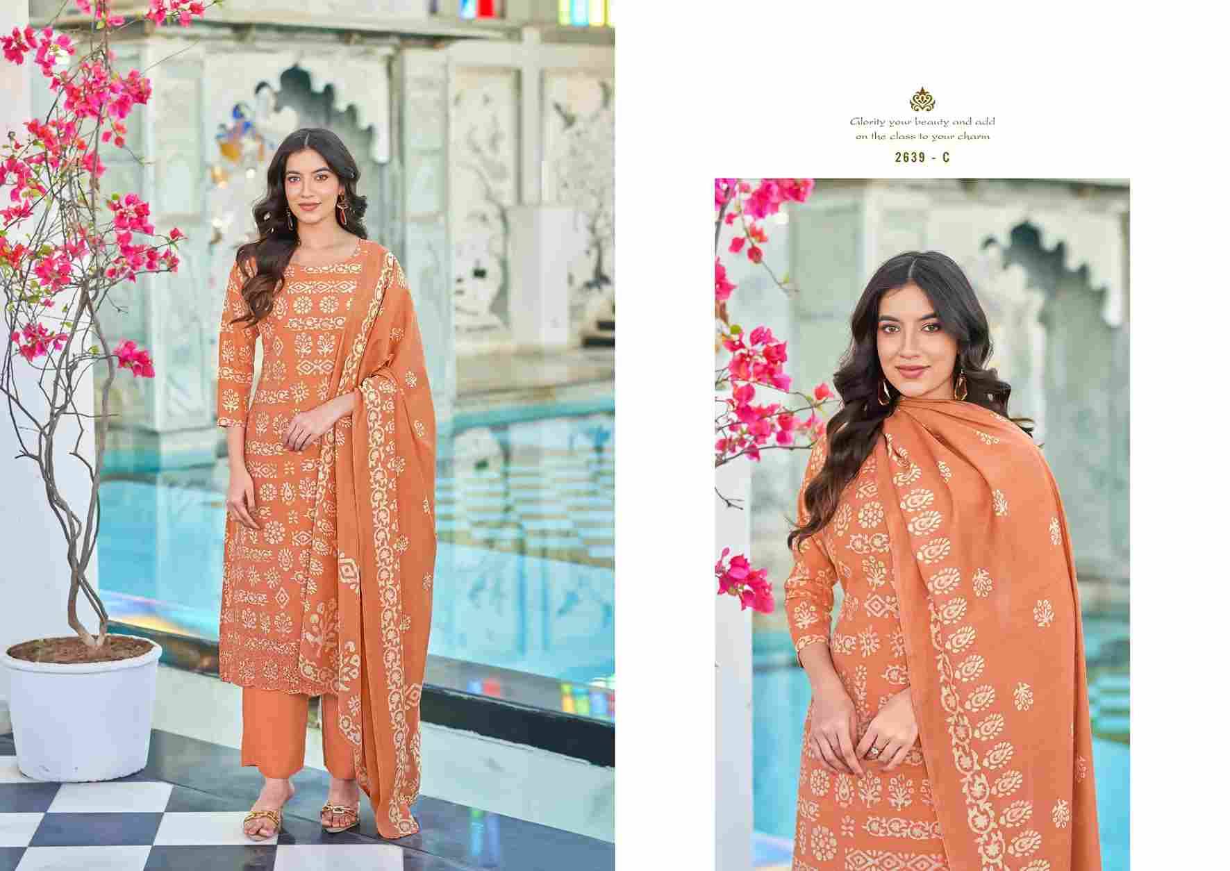Mirana By Sargam Prints 2639-A To 2639-D Series Beautiful Festive Suits Stylish Fancy Colorful Casual Wear & Ethnic Wear Pure Viscose Muslin Print Dresses At Wholesale Price