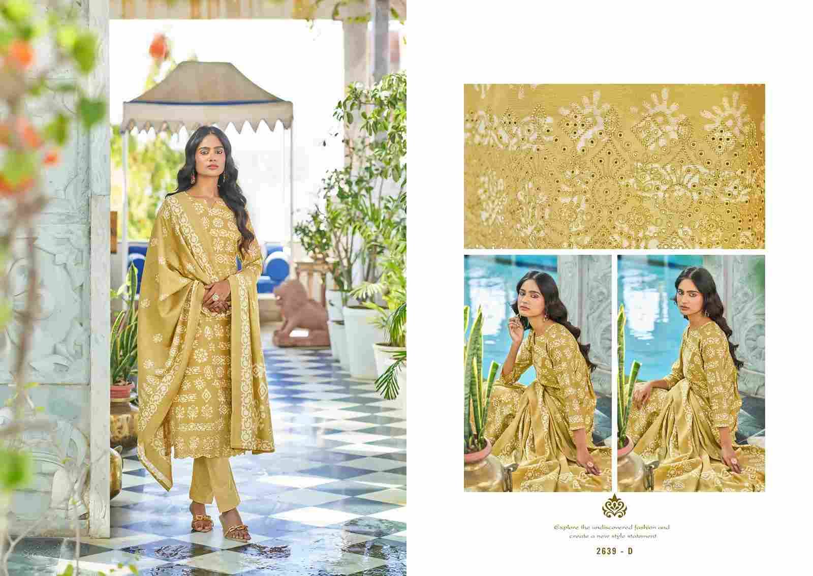 Mirana By Sargam Prints 2639-A To 2639-D Series Beautiful Festive Suits Stylish Fancy Colorful Casual Wear & Ethnic Wear Pure Viscose Muslin Print Dresses At Wholesale Price