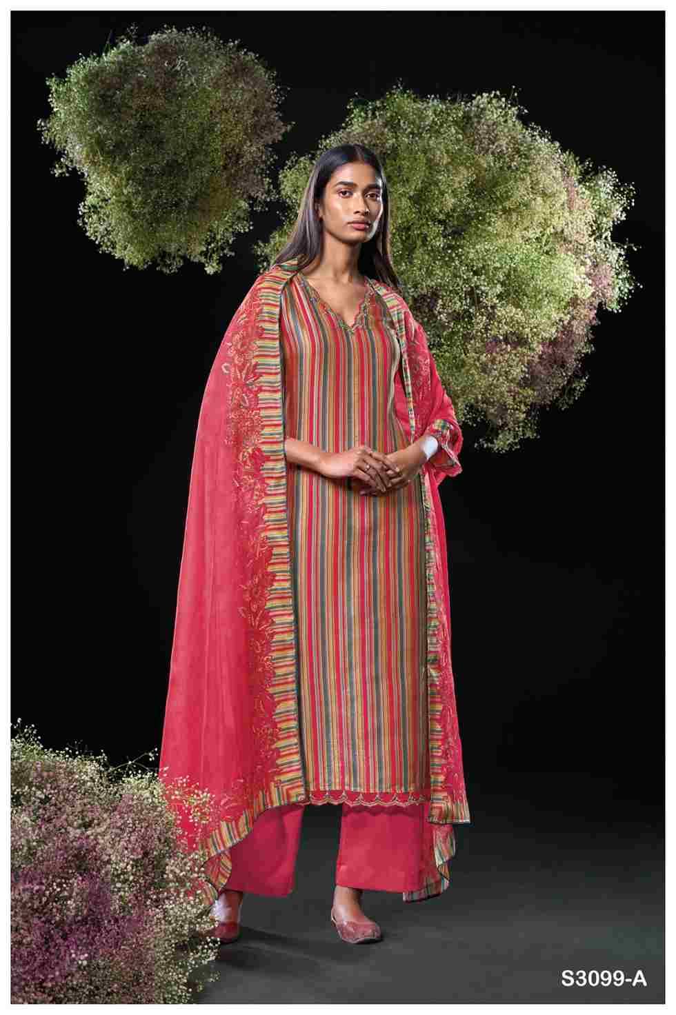 Devishi-3099 By Ganga Fashion 3099-A To 3099-D Series Beautiful Festive Suits Colorful Stylish Fancy Casual Wear & Ethnic Wear Pure Bemberg Silk Dresses At Wholesale Price