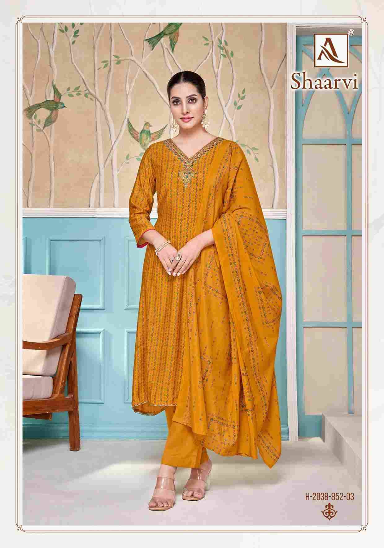 Shaarvi By Alok Suit 2038-852-01 To 2038-852-06 Series Beautiful Festive Suits Colorful Stylish Fancy Casual Wear & Ethnic Wear Pure Modal Dresses At Wholesale Price
