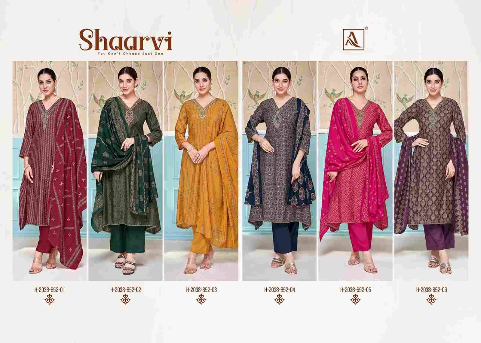 Shaarvi By Alok Suit 2038-852-01 To 2038-852-06 Series Beautiful Festive Suits Colorful Stylish Fancy Casual Wear & Ethnic Wear Pure Modal Dresses At Wholesale Price
