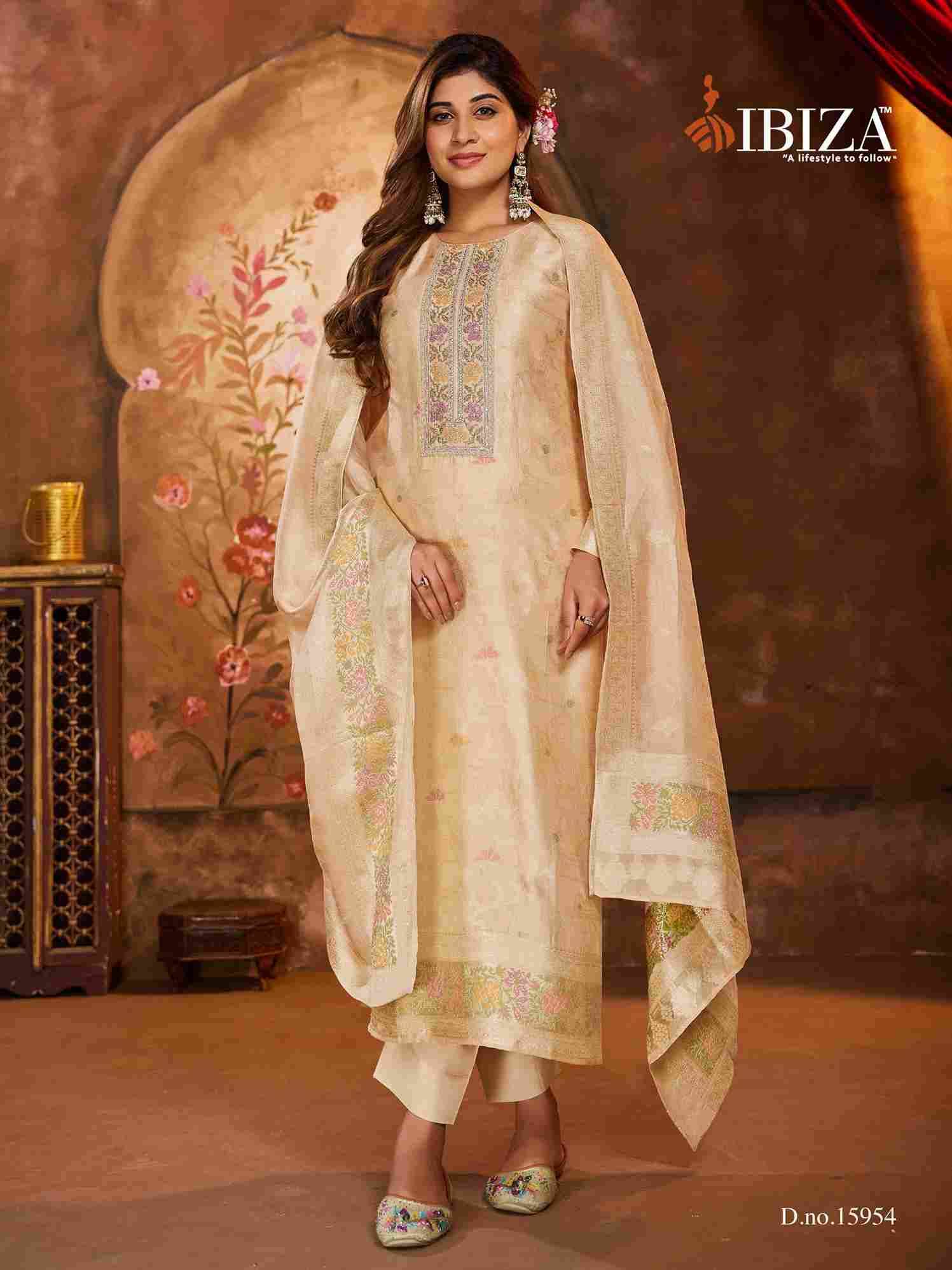 Forecast By Ibiza 15952 To 15955 Series Designer Festive Suits Beautiful Fancy Stylish Colorful Party Wear & Occasional Wear Pure Jacquard Silk Dresses At Wholesale Price
