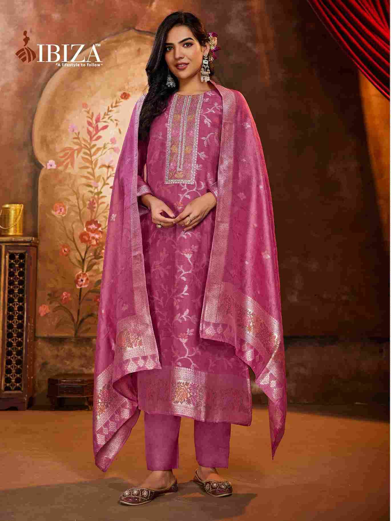 Forecast By Ibiza 15952 To 15955 Series Designer Festive Suits Beautiful Fancy Stylish Colorful Party Wear & Occasional Wear Pure Jacquard Silk Dresses At Wholesale Price