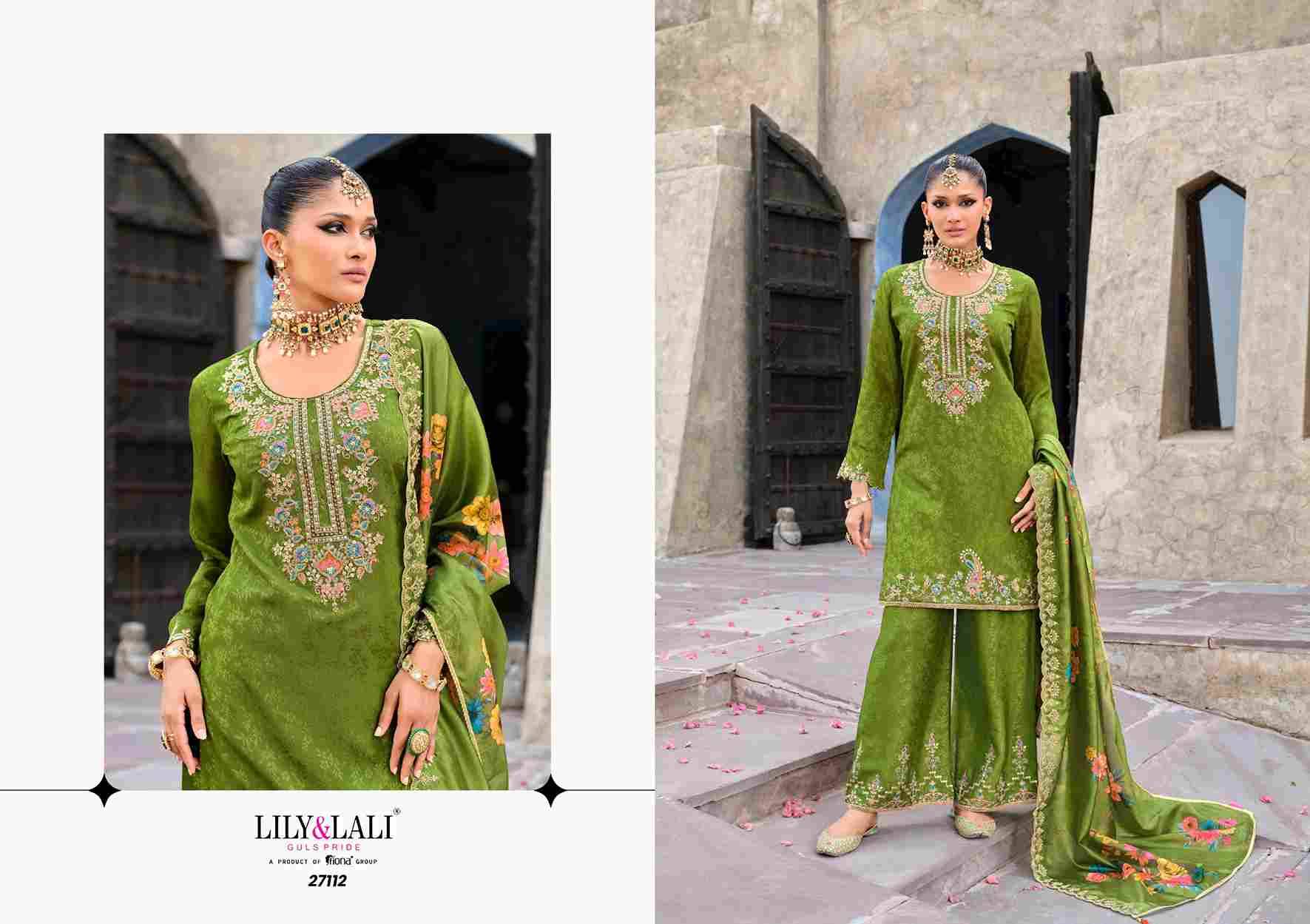 Chandni By Lily And Lali 27111 To 27114 Series Designer Stylish Fancy Colorful Beautiful Party Wear & Ethnic Wear Collection Chinnon Silk Co-Ord At Wholesale Price