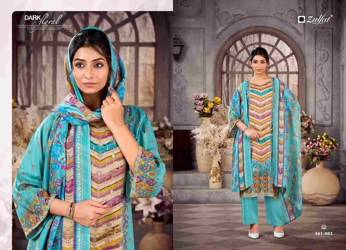 Aayat Vol-17 By Zulfat 661-001 To 661-006 Series Beautiful Festive Suits Stylish Fancy Colorful Casual Wear & Ethnic Wear Pure Viscose Rayon Print Dresses At Wholesale Price