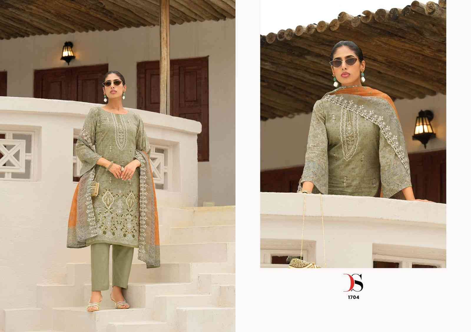 Bin Saeed Vol-17 By Deepsy Suits 1701 To 1706 Series Designer Pakistani Suits Beautiful Stylish Fancy Colorful Party Wear & Occasional Wear Pure Cotton Dresses At Wholesale Price