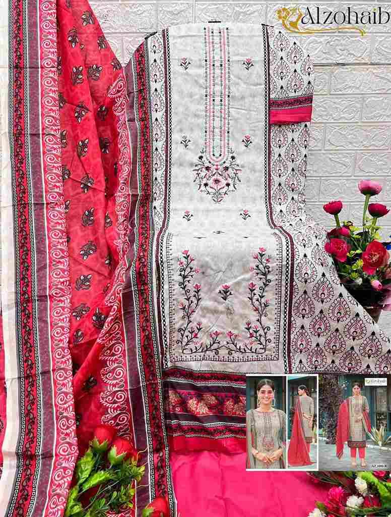 Sarra Vol-1 By Alzohaib 1080-B To 1083-B Series Beautiful Pakistani Suits Stylish Fancy Colorful Party Wear & Occasional Wear Pure Cotton Print Dresses At Wholesale Price