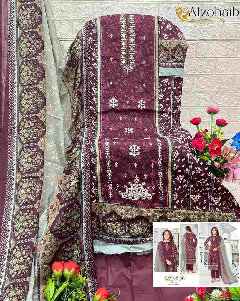 Sarra Vol-1 By Alzohaib 1080-B To 1083-B Series Beautiful Pakistani Suits Stylish Fancy Colorful Party Wear & Occasional Wear Pure Cotton Print Dresses At Wholesale Price