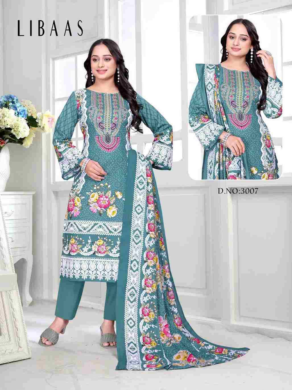Libaas Vol-3 By Ganesha 3006 To 3013 Series Beautiful Festive Suits Stylish Fancy Colorful Party Wear & Occasional Wear Pure Cotton Dresses At Wholesale Price