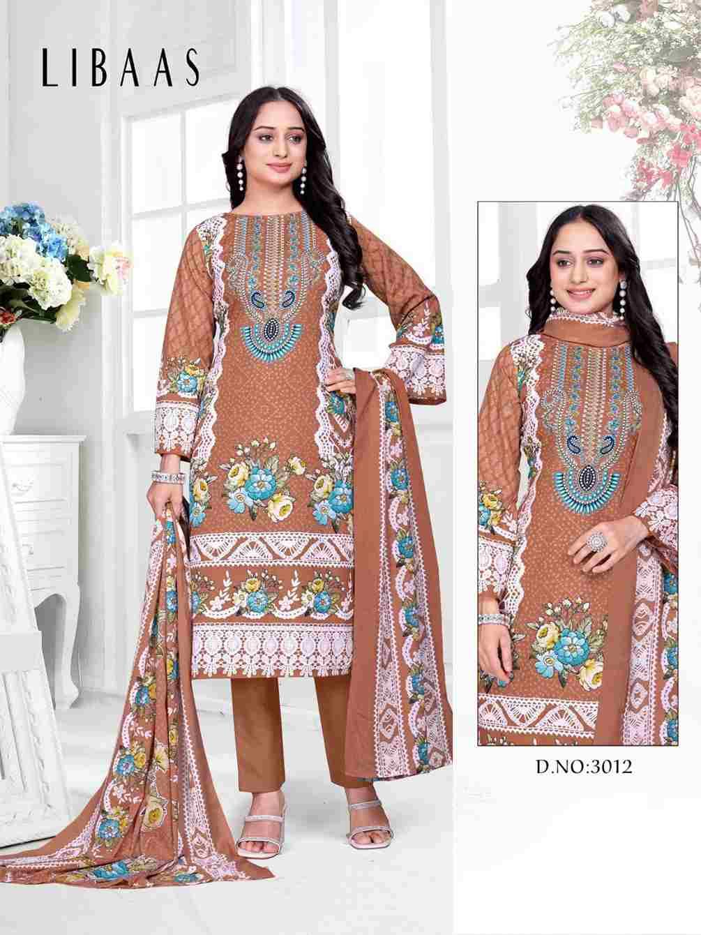 Libaas Vol-3 By Ganesha 3006 To 3013 Series Beautiful Festive Suits Stylish Fancy Colorful Party Wear & Occasional Wear Pure Cotton Dresses At Wholesale Price