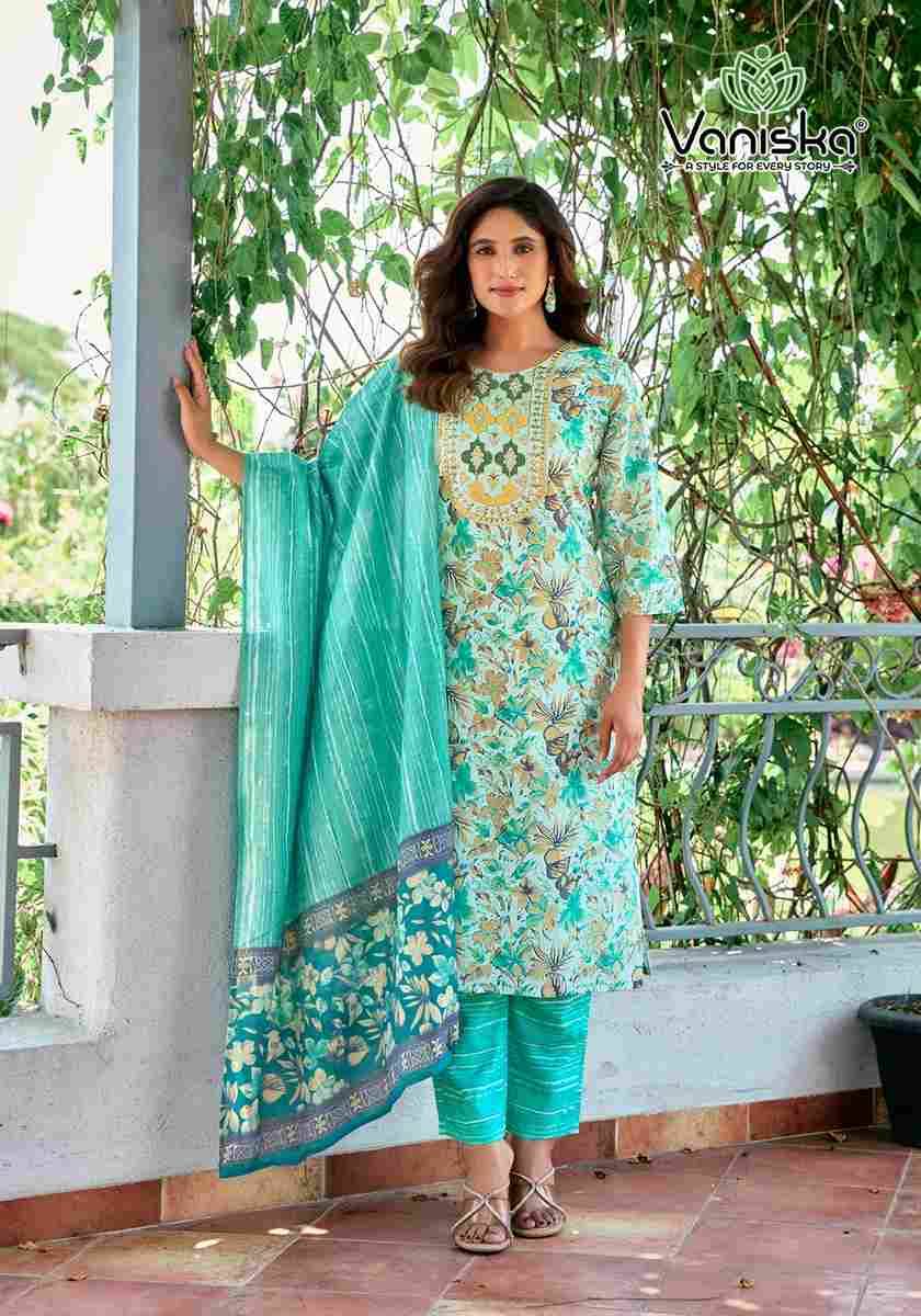 Fashion Story Vol-1 By Vaniska 1001 To 1006 Series Designer Stylish Fancy Colorful Beautiful Party Wear & Ethnic Wear Collection Viscose Chanderi Dresses At Wholesale Price