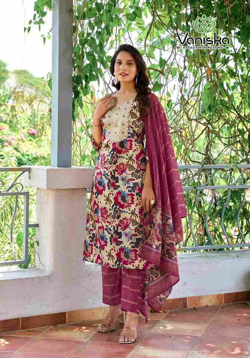 Fashion Story Vol-1 By Vaniska 1001 To 1006 Series Designer Stylish Fancy Colorful Beautiful Party Wear & Ethnic Wear Collection Viscose Chanderi Dresses At Wholesale Price