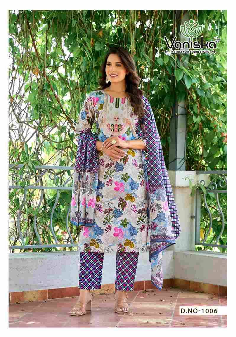 Fashion Story Vol-1 By Vaniska 1001 To 1006 Series Designer Stylish Fancy Colorful Beautiful Party Wear & Ethnic Wear Collection Viscose Chanderi Dresses At Wholesale Price