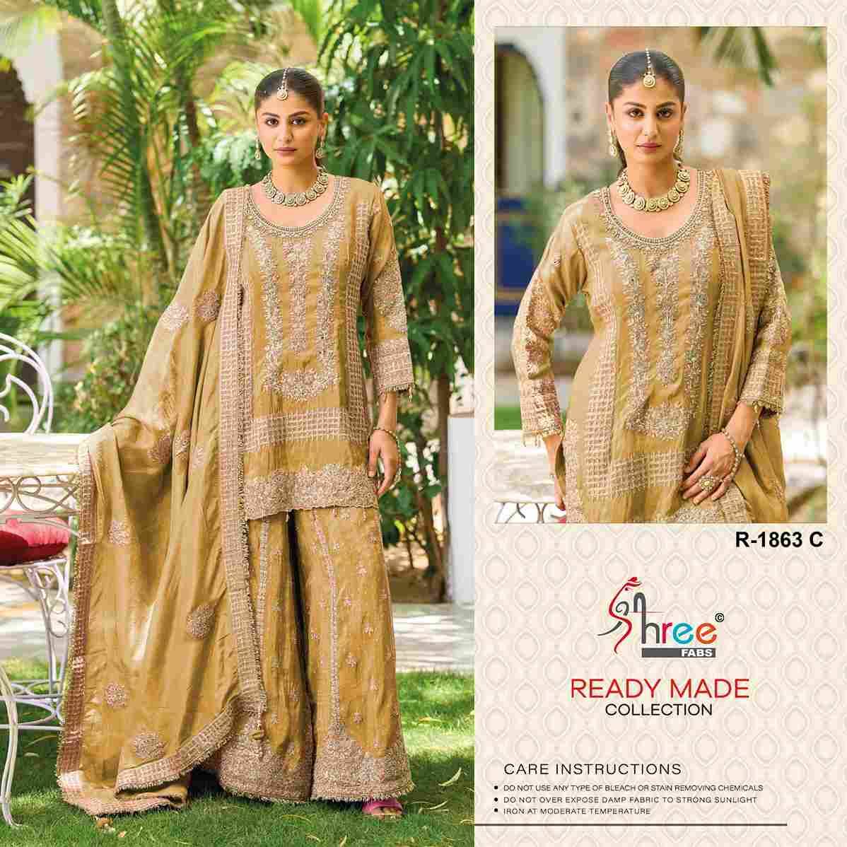 Shree Fabs Hit Design R-1863 Colours By Shree Fabs R-1863-A To R-1863-D Series Designer Pakistani Suits Collection Beautiful Stylish Fancy Colorful Party Wear & Occasional Wear Viscose Dresses At Wholesale Price