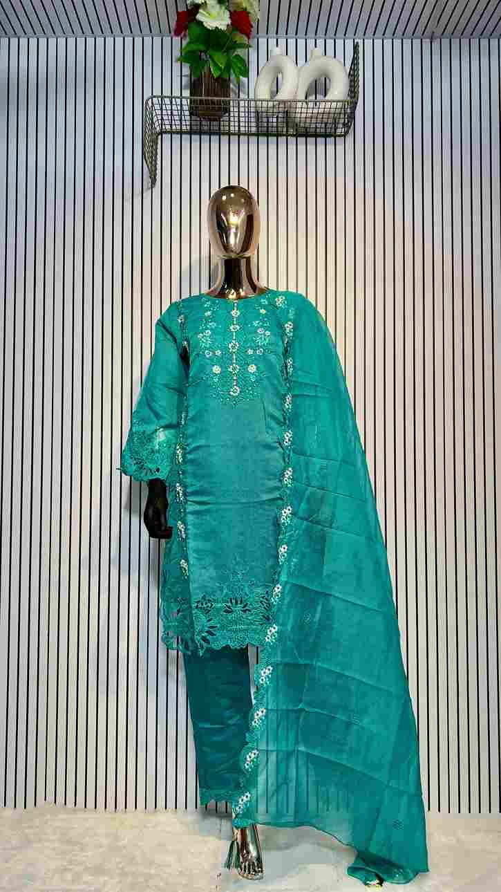 ALK-121 Colours By Sajida Designer Suits 121-A To 121-D Series Beautiful Pakistani Suits Colorful Stylish Fancy Casual Wear & Ethnic Wear Viscose Organza Embroidered Dresses At Wholesale Price