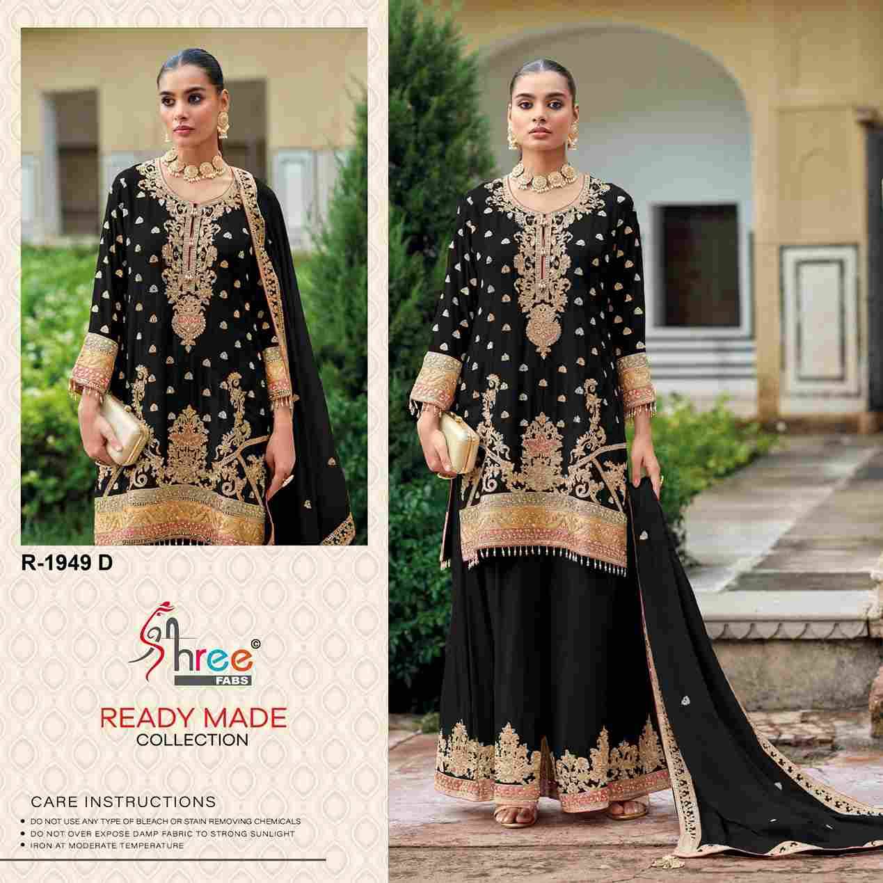 Shree Fabs Hit Design R-1949 Colours By Shree Fabs R-1949-A To R-1949-D Series Designer Pakistani Suits Collection Beautiful Stylish Fancy Colorful Party Wear & Occasional Wear Chinnon Dresses At Wholesale Price
