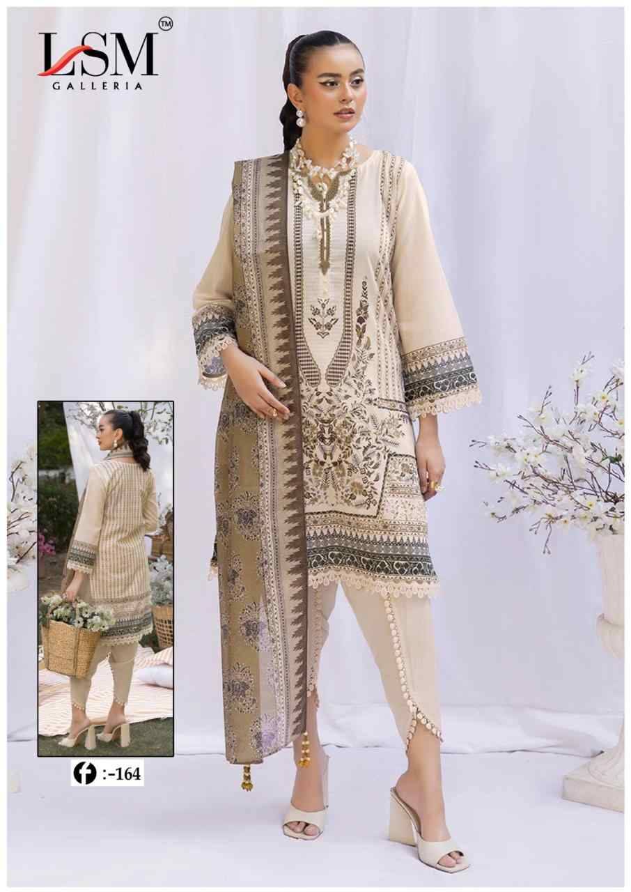 Firdous Queen Vol-16 By Lsm Galleria 161 To 166 Series Beautiful Stylish Festive Suits Fancy Colorful Casual Wear & Ethnic Wear & Ready To Wear Pure Lawn Print Dresses At Wholesale Price