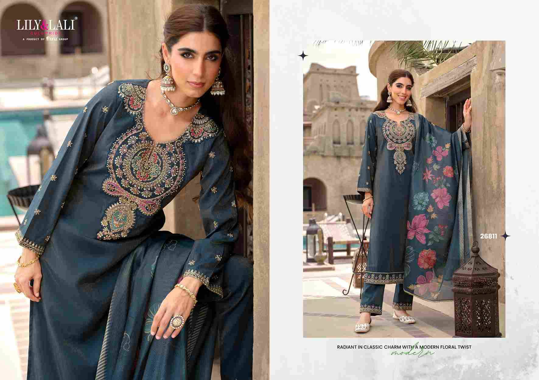 Ariana By Lily And Lali 26811 To 26814 Series Designer Stylish Fancy Colorful Beautiful Party Wear & Ethnic Wear Collection Simmer Silk Co-Ord At Wholesale Price