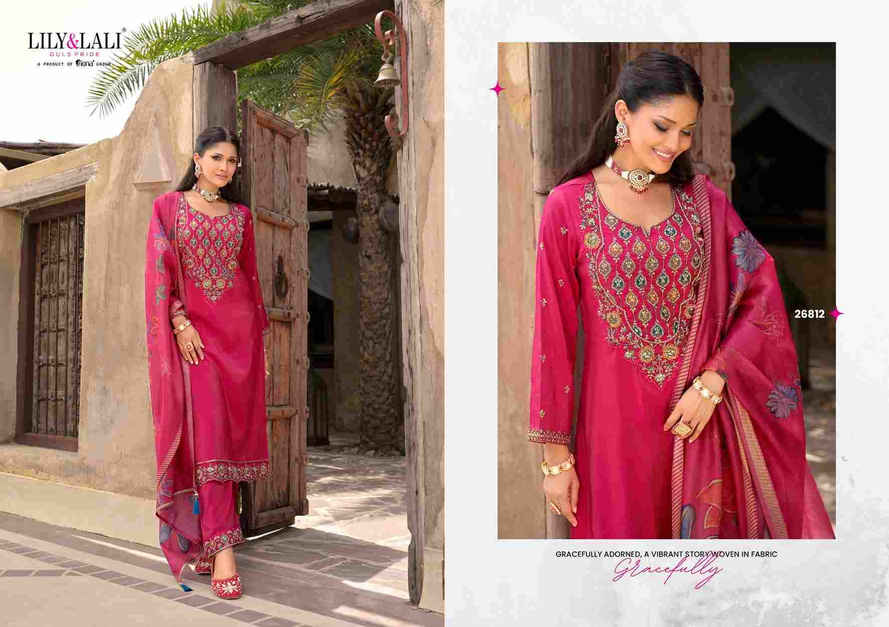 Ariana By Lily And Lali 26811 To 26814 Series Designer Stylish Fancy Colorful Beautiful Party Wear & Ethnic Wear Collection Simmer Silk Co-Ord At Wholesale Price