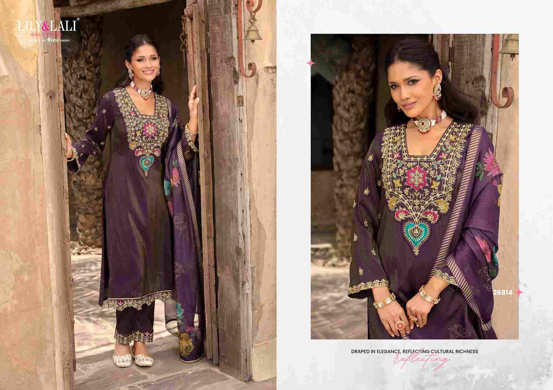 Ariana By Lily And Lali 26811 To 26814 Series Designer Stylish Fancy Colorful Beautiful Party Wear & Ethnic Wear Collection Simmer Silk Co-Ord At Wholesale Price