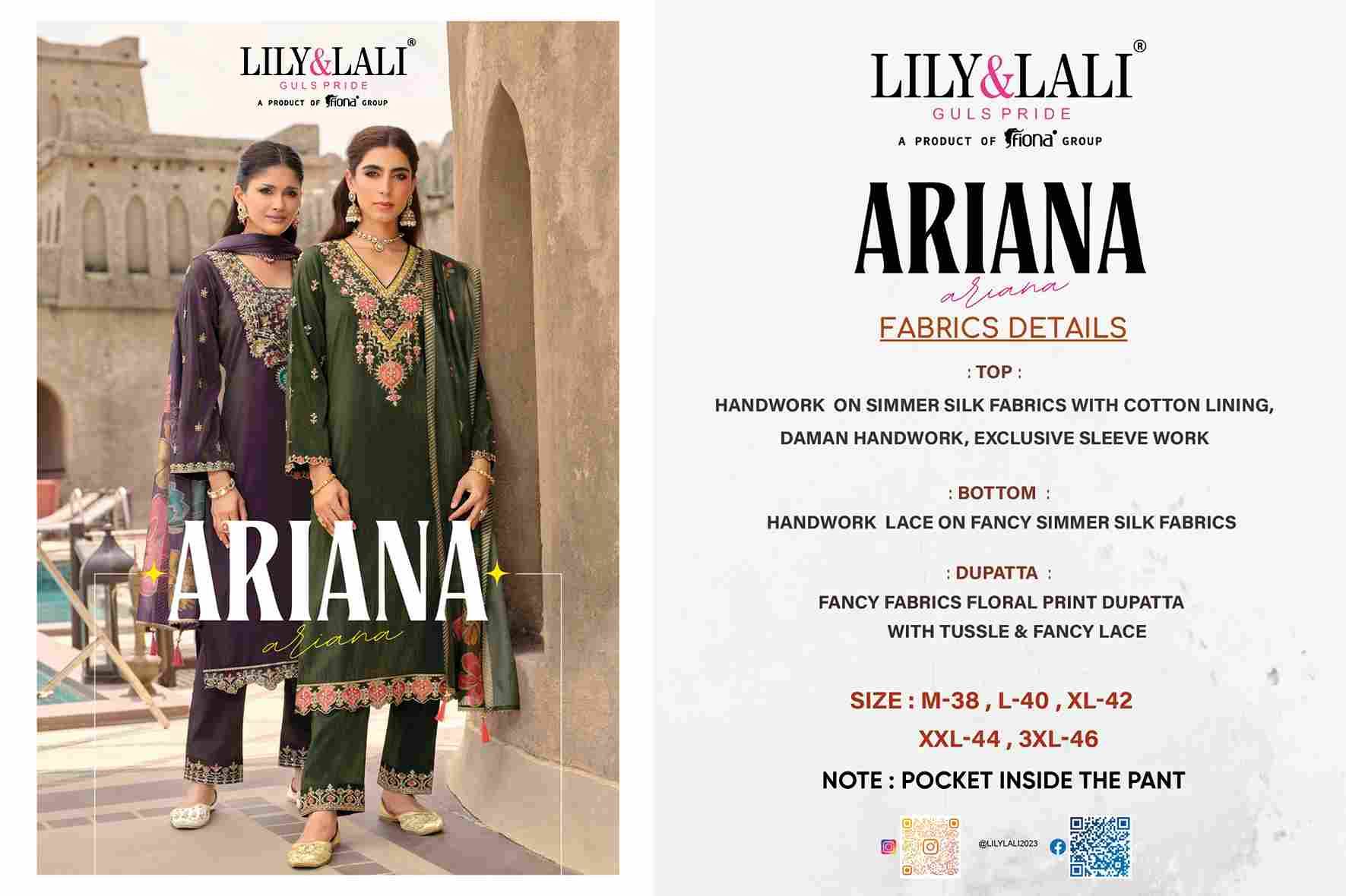 Ariana By Lily And Lali 26811 To 26814 Series Designer Stylish Fancy Colorful Beautiful Party Wear & Ethnic Wear Collection Simmer Silk Co-Ord At Wholesale Price