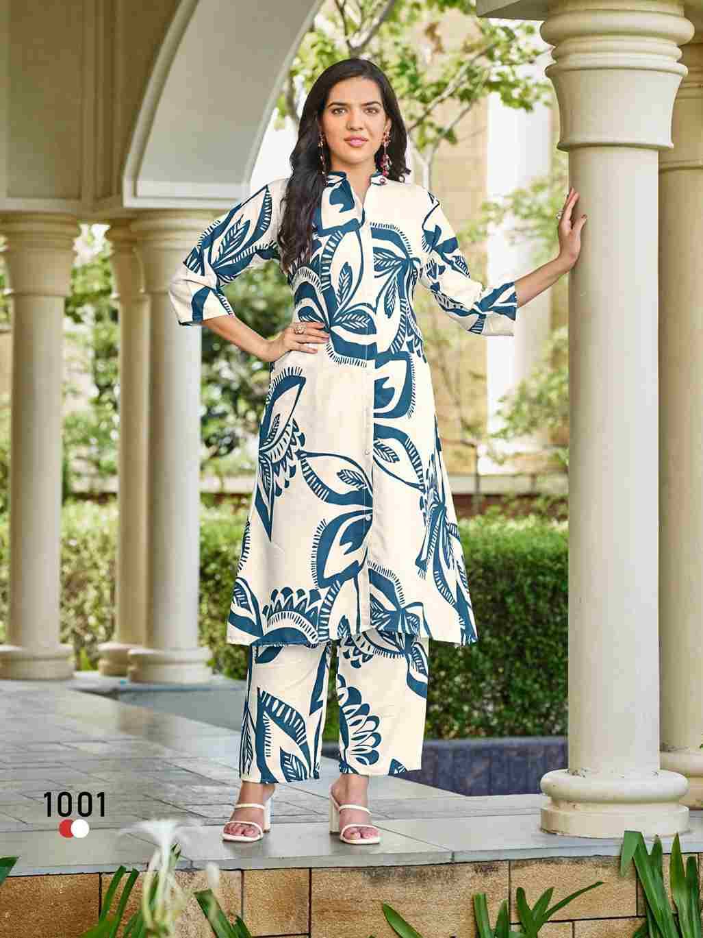 Summer Cool Vol-2 By Sankheswer 1001 To 1008 Series Designer Stylish Fancy Colorful Beautiful Casual Wear & Ethnic Wear Heavy Rayon Co-Ords At Wholesale Price