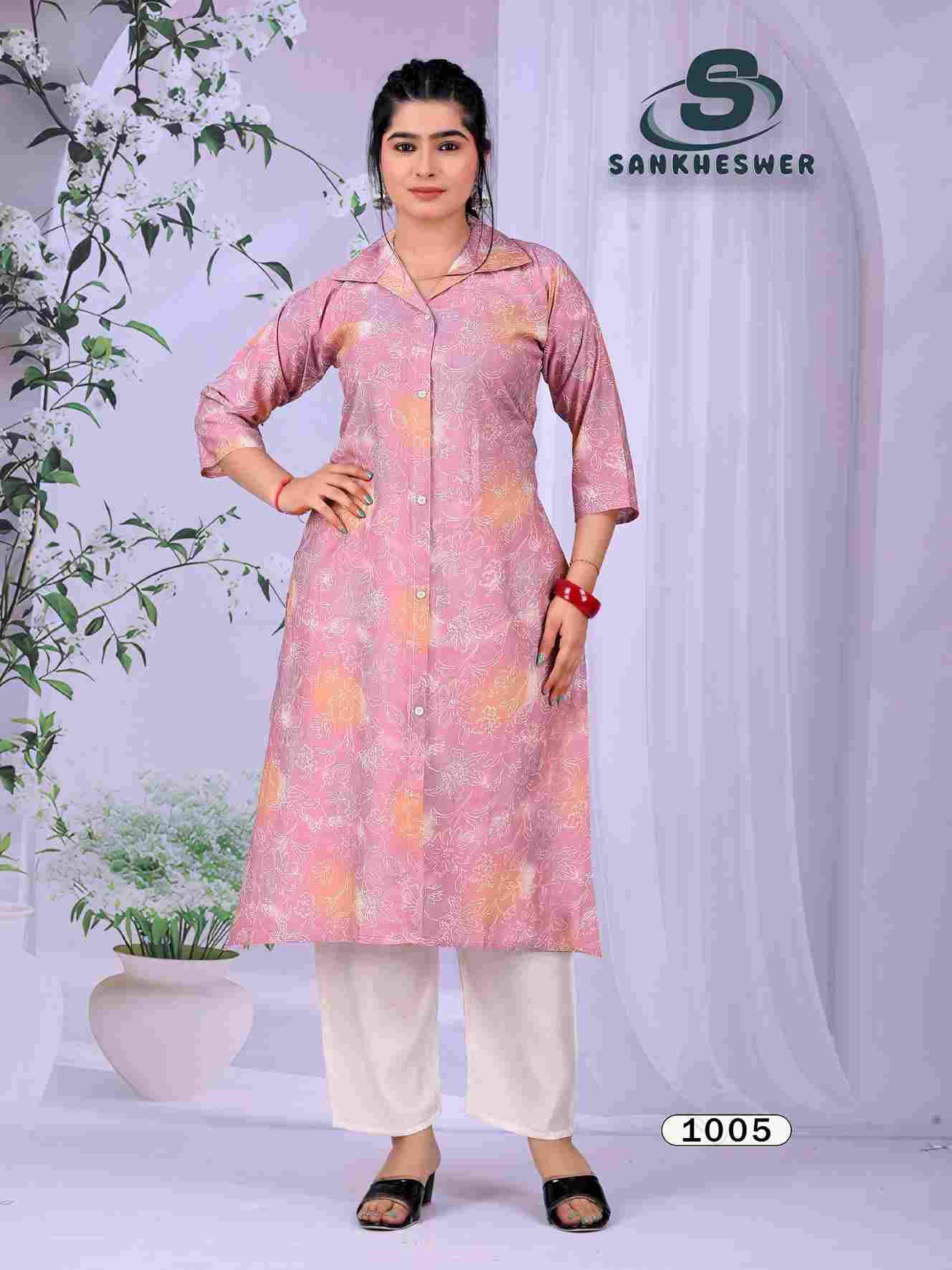 Flower Velly By Sankheswer 1001 To 1008 Series Designer Stylish Fancy Colorful Beautiful Casual Wear & Ethnic Wear Vertican Co-Ords At Wholesale Price