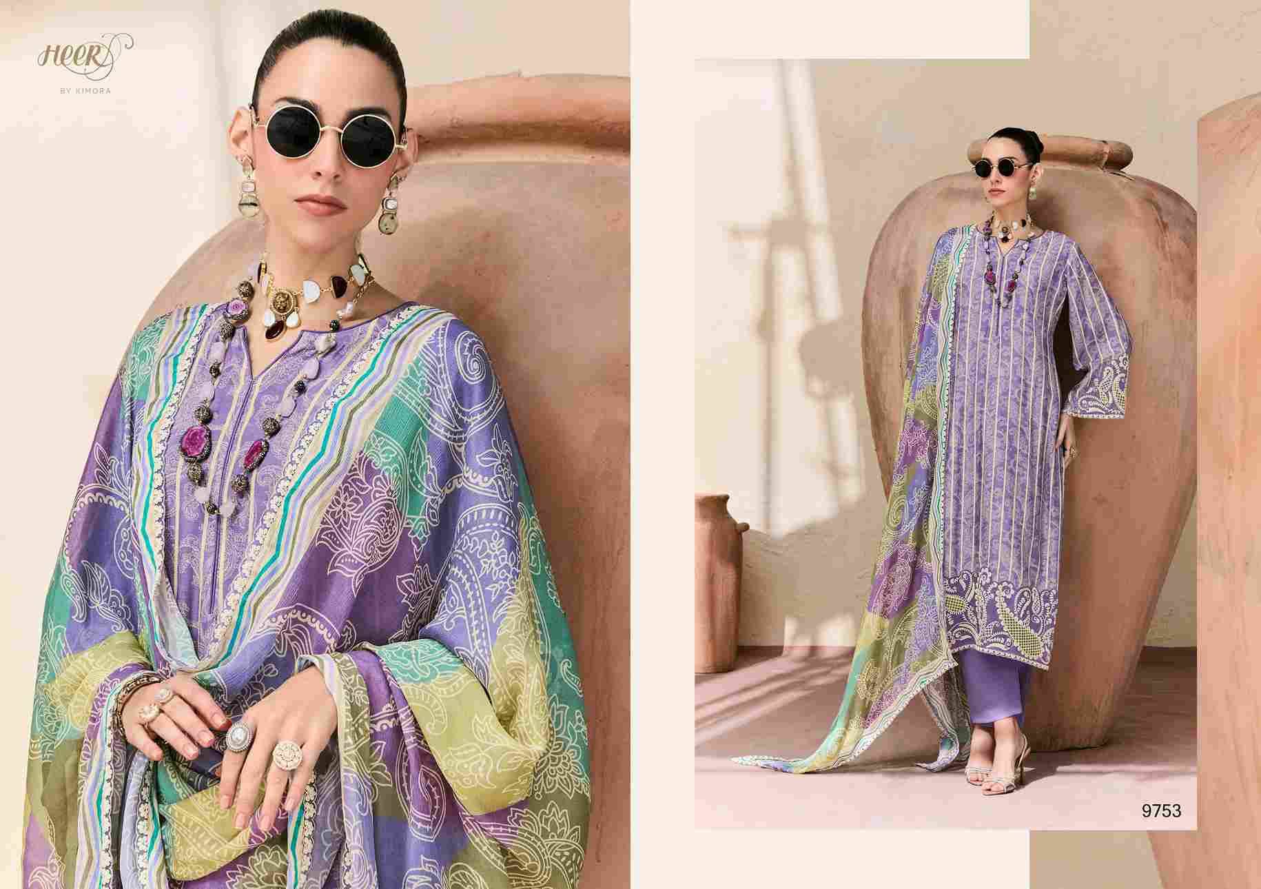 Jugni By Kimora Fashion 9751 To 9756 Series Designer Festive Suits Collection Beautiful Stylish Fancy Colorful Party Wear & Occasional Wear Pure Muslin Dresses At Wholesale Price