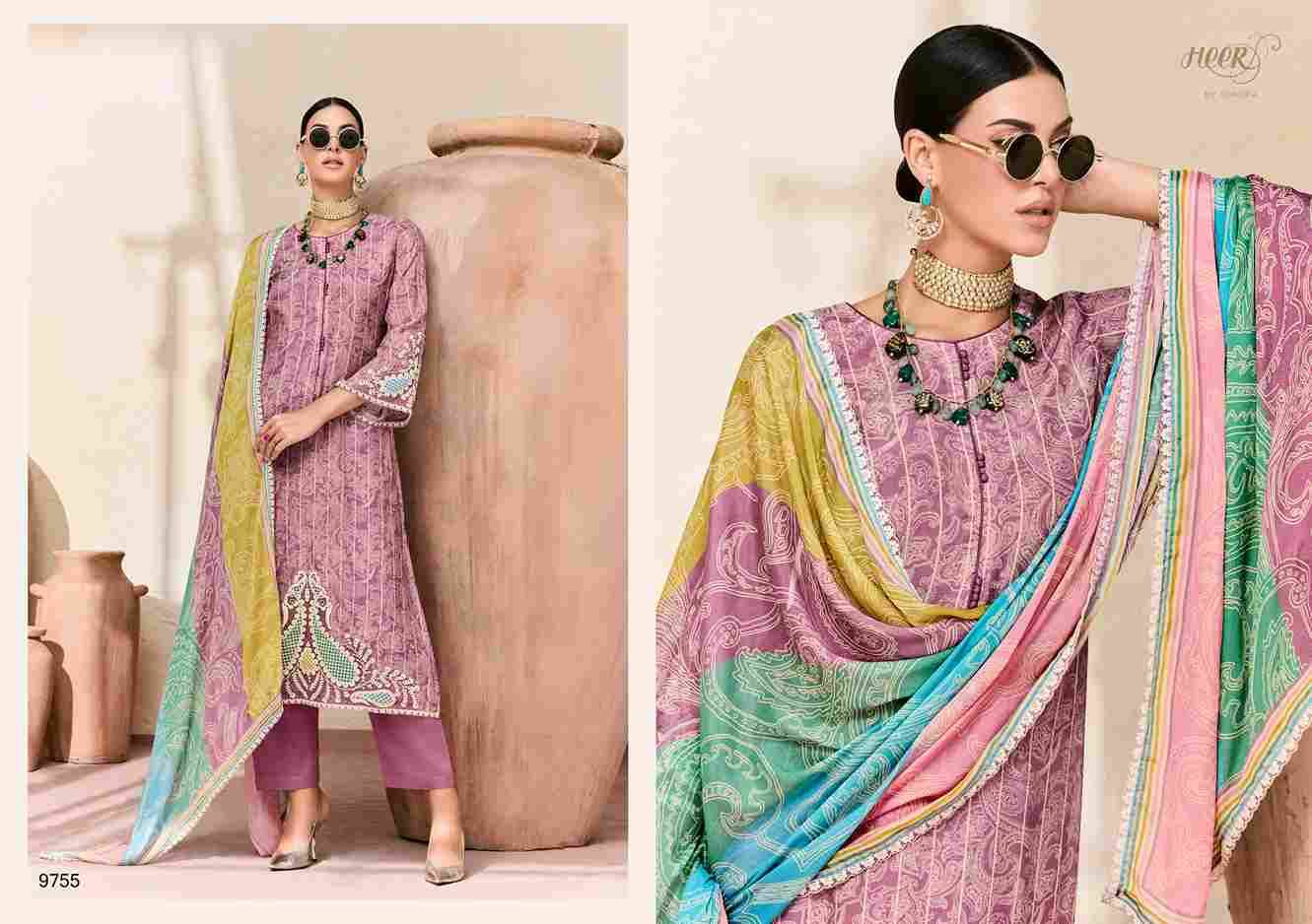 Jugni By Kimora Fashion 9751 To 9756 Series Designer Festive Suits Collection Beautiful Stylish Fancy Colorful Party Wear & Occasional Wear Pure Muslin Dresses At Wholesale Price