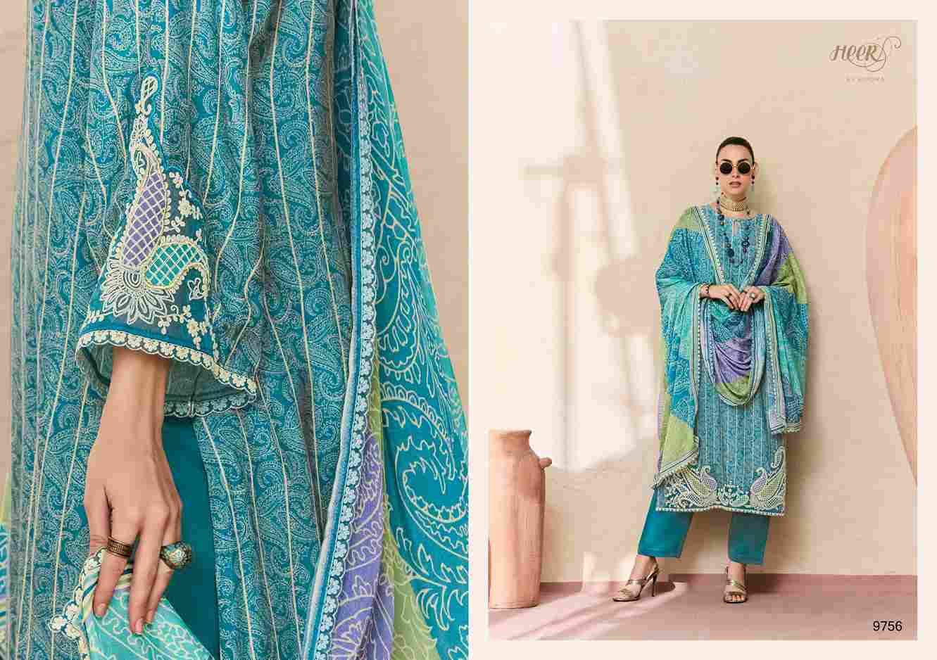 Jugni By Kimora Fashion 9751 To 9756 Series Designer Festive Suits Collection Beautiful Stylish Fancy Colorful Party Wear & Occasional Wear Pure Muslin Dresses At Wholesale Price