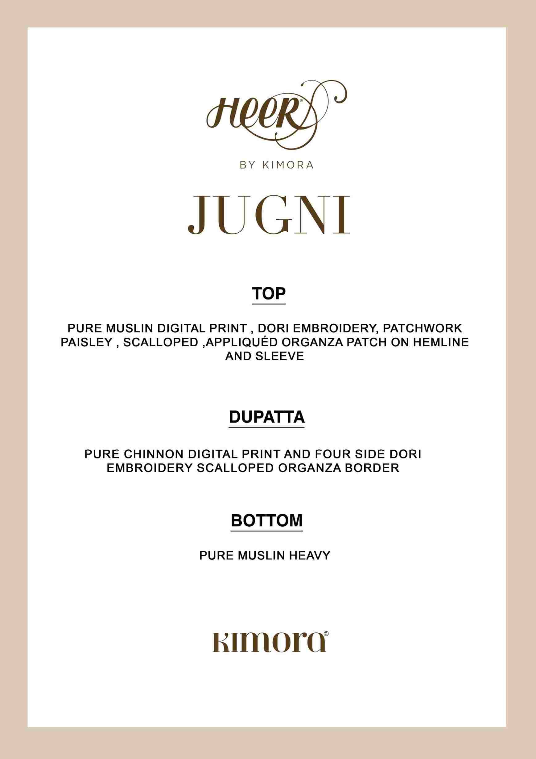 Jugni By Kimora Fashion 9751 To 9756 Series Designer Festive Suits Collection Beautiful Stylish Fancy Colorful Party Wear & Occasional Wear Pure Muslin Dresses At Wholesale Price