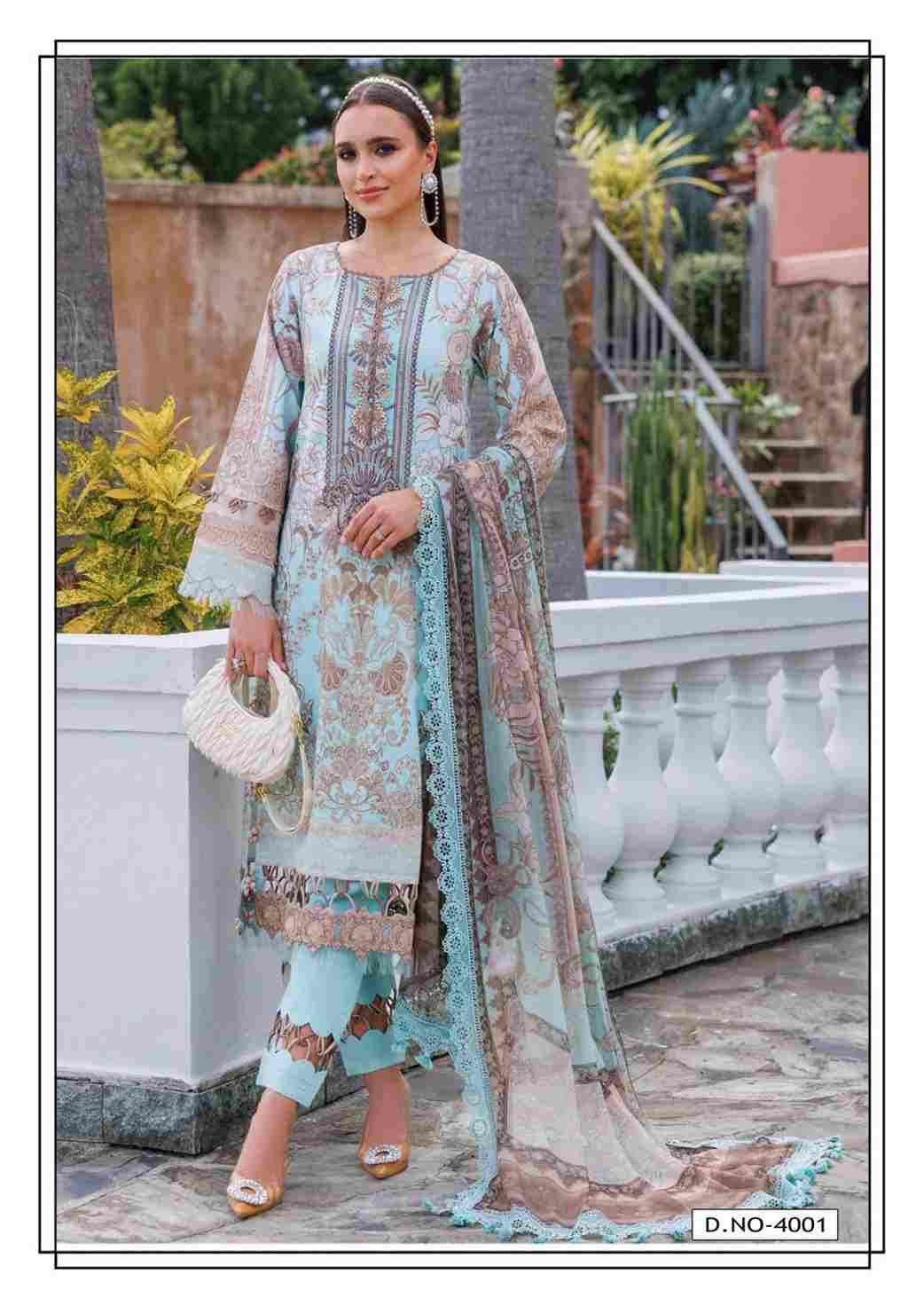 Alara Vol-4 By Hala 4001 To 4006 Series Beautiful Festive Suits Stylish Fancy Colorful Casual Wear & Ethnic Wear Lawn Cotton Digital Print Dresses At Wholesale Price
