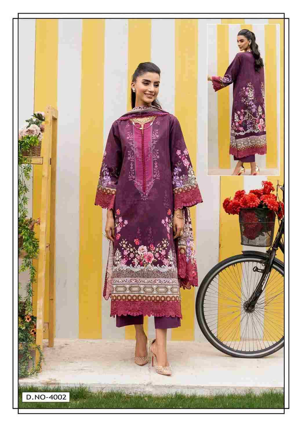 Alara Vol-4 By Hala 4001 To 4006 Series Beautiful Festive Suits Stylish Fancy Colorful Casual Wear & Ethnic Wear Lawn Cotton Digital Print Dresses At Wholesale Price