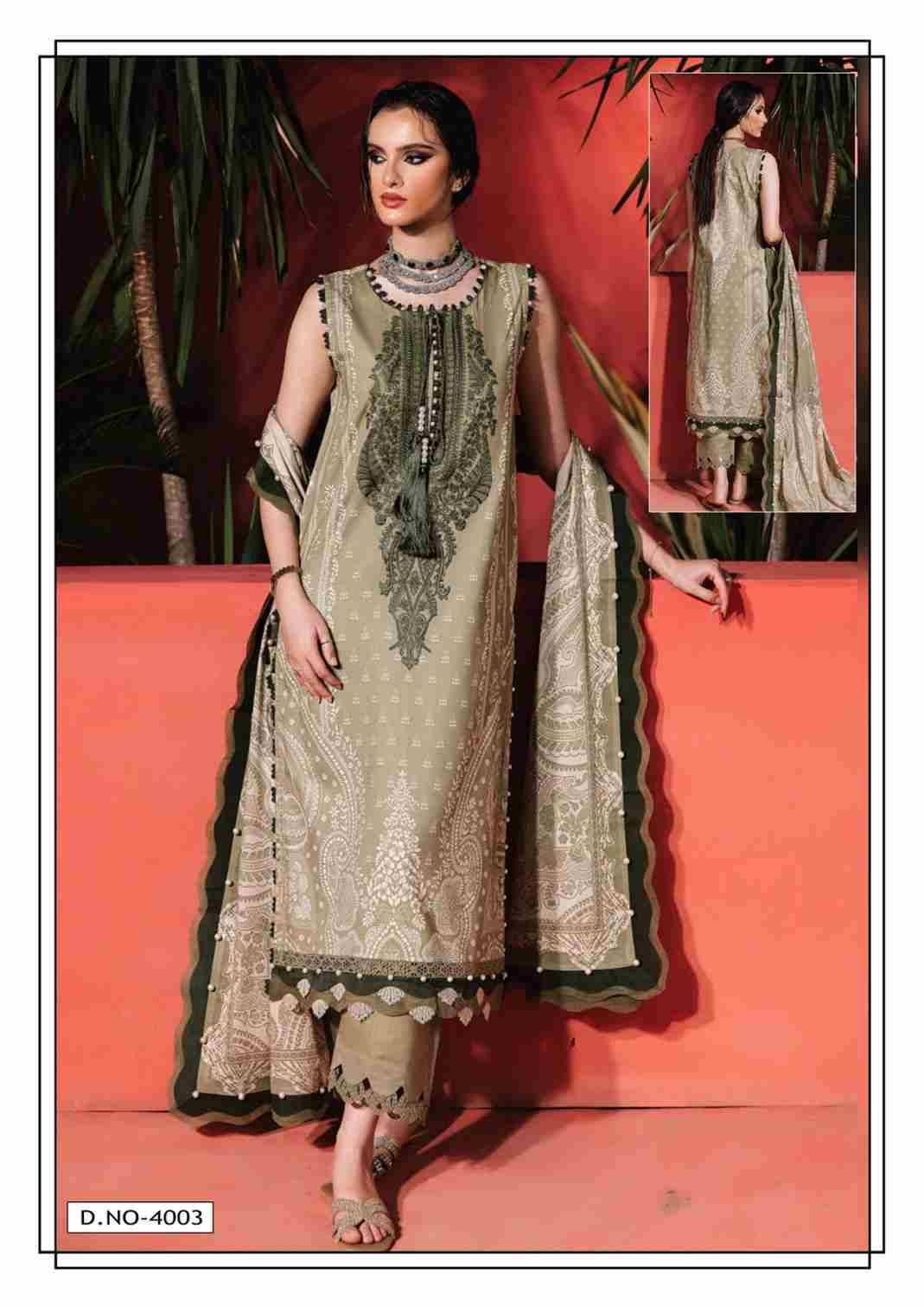 Alara Vol-4 By Hala 4001 To 4006 Series Beautiful Festive Suits Stylish Fancy Colorful Casual Wear & Ethnic Wear Lawn Cotton Digital Print Dresses At Wholesale Price