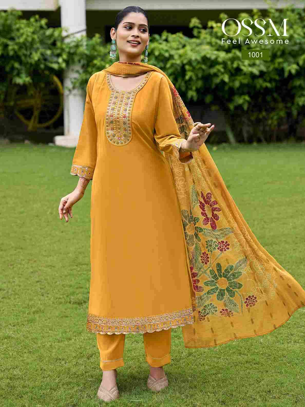 Resham Vol-2 By Ossm 1001 To 1006 Series Beautiful Festive Suits Colorful Stylish Fancy Casual Wear & Ethnic Wear Pure Viscose Silk Dresses At Wholesale Price