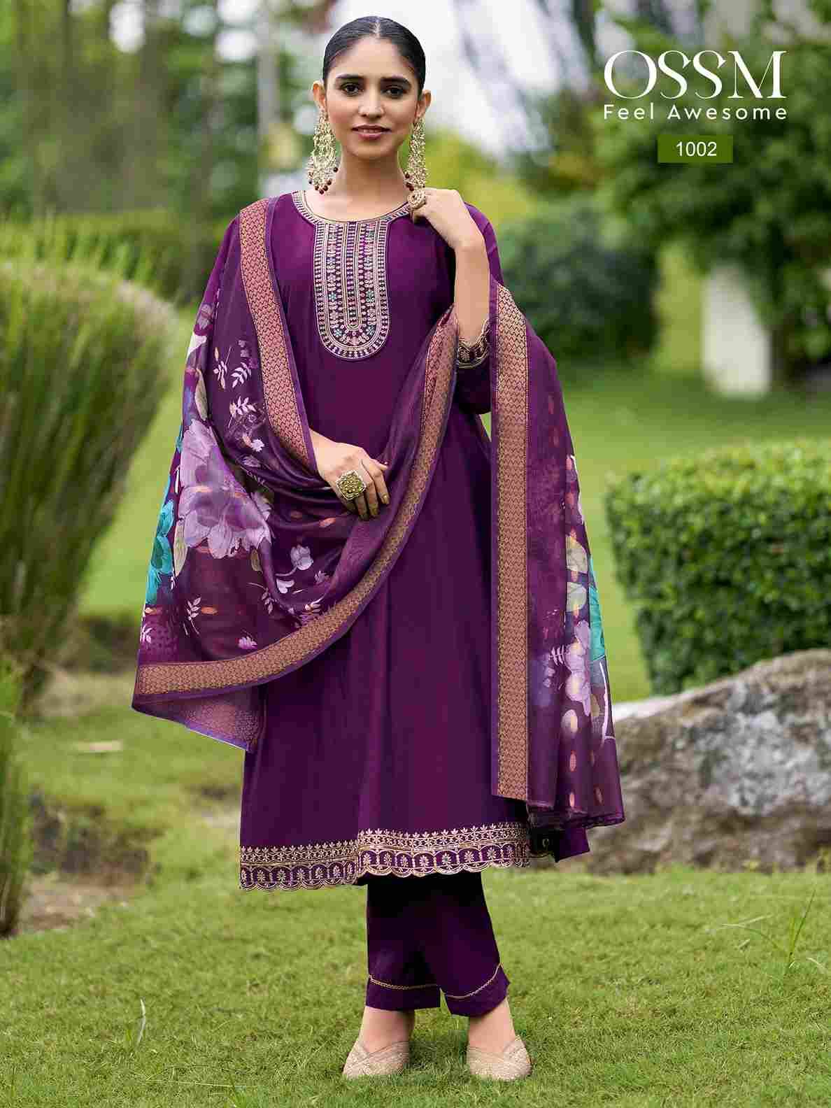 Resham Vol-2 By Ossm 1001 To 1006 Series Beautiful Festive Suits Colorful Stylish Fancy Casual Wear & Ethnic Wear Pure Viscose Silk Dresses At Wholesale Price