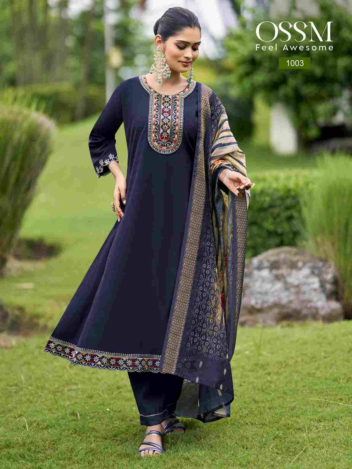 Resham Vol-2 By Ossm 1001 To 1006 Series Beautiful Festive Suits Colorful Stylish Fancy Casual Wear & Ethnic Wear Pure Viscose Silk Dresses At Wholesale Price