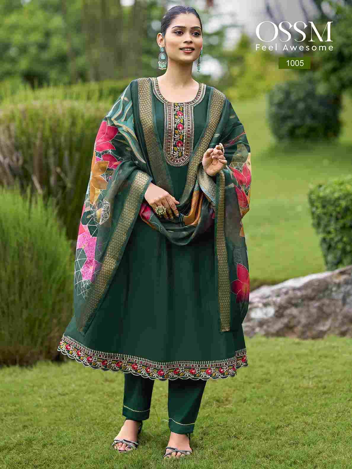 Resham Vol-2 By Ossm 1001 To 1006 Series Beautiful Festive Suits Colorful Stylish Fancy Casual Wear & Ethnic Wear Pure Viscose Silk Dresses At Wholesale Price