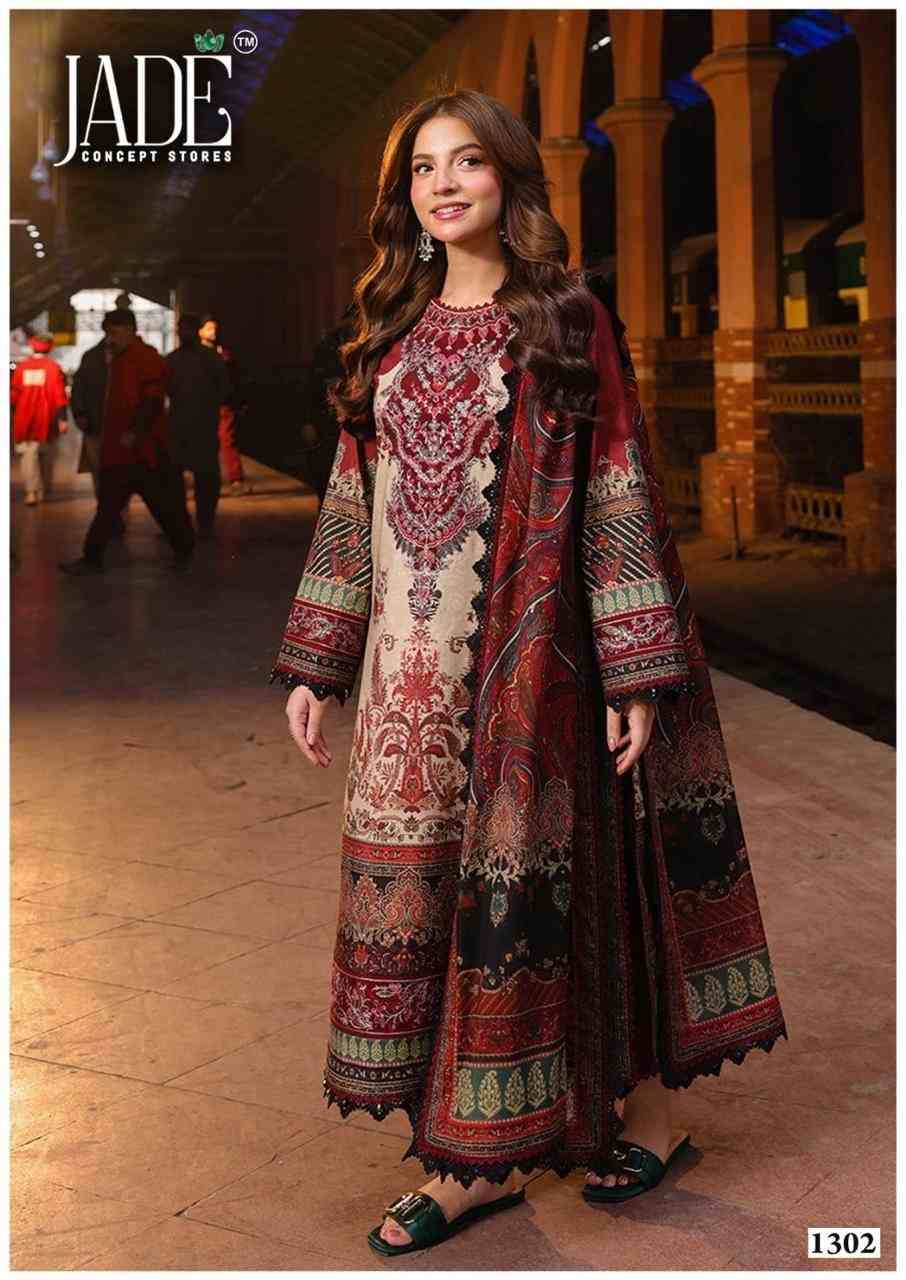 Bin Saeed Vol-13 By Jade 1301 To 1306 Series Beautiful Festive Suits Stylish Fancy Colorful Casual Wear & Ethnic Wear Pure Lawn Cotton Print Dresses At Wholesale Price